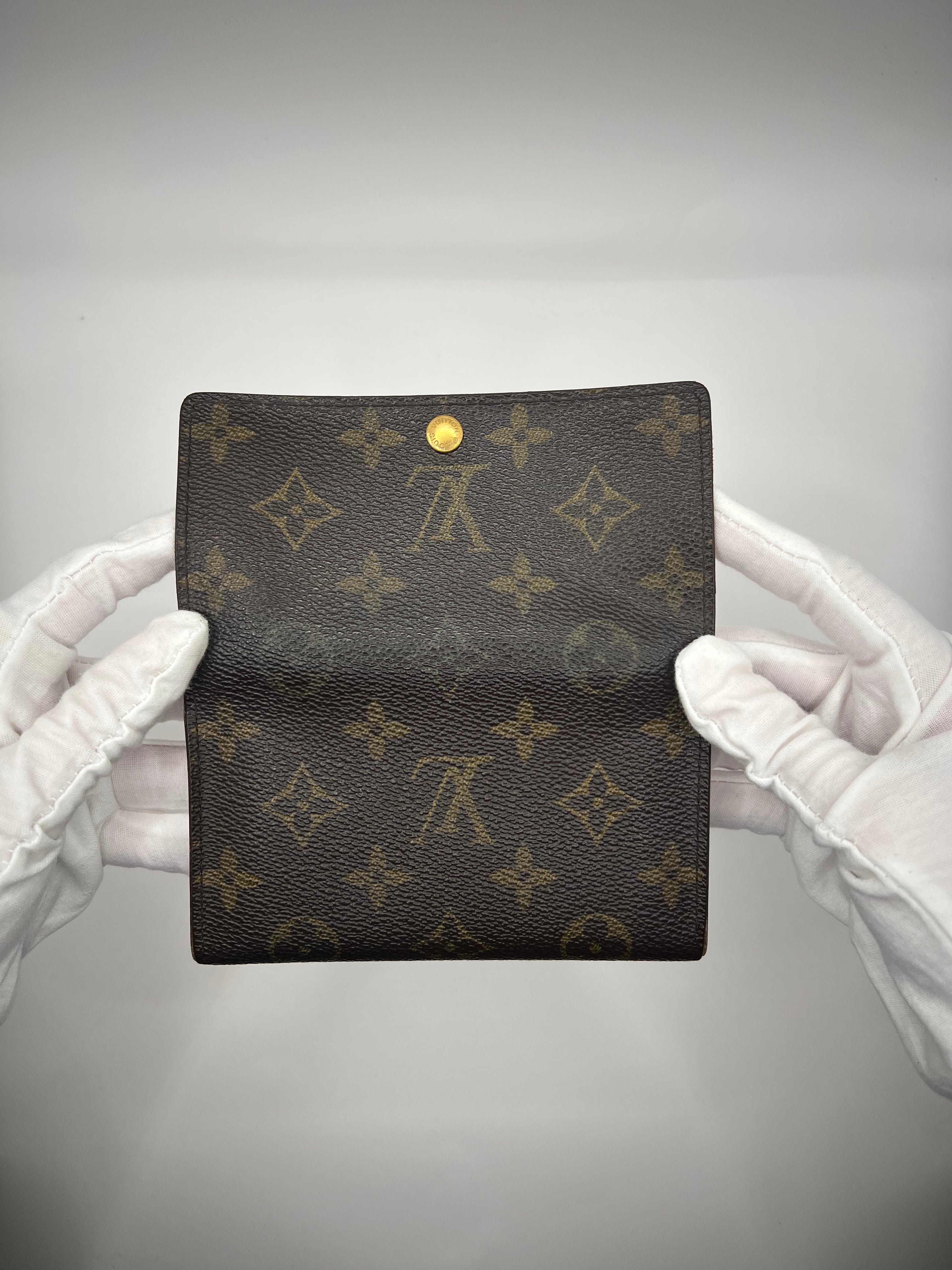 Louis Vuitton Monogram Porte-Monnaie Tresor Wallet