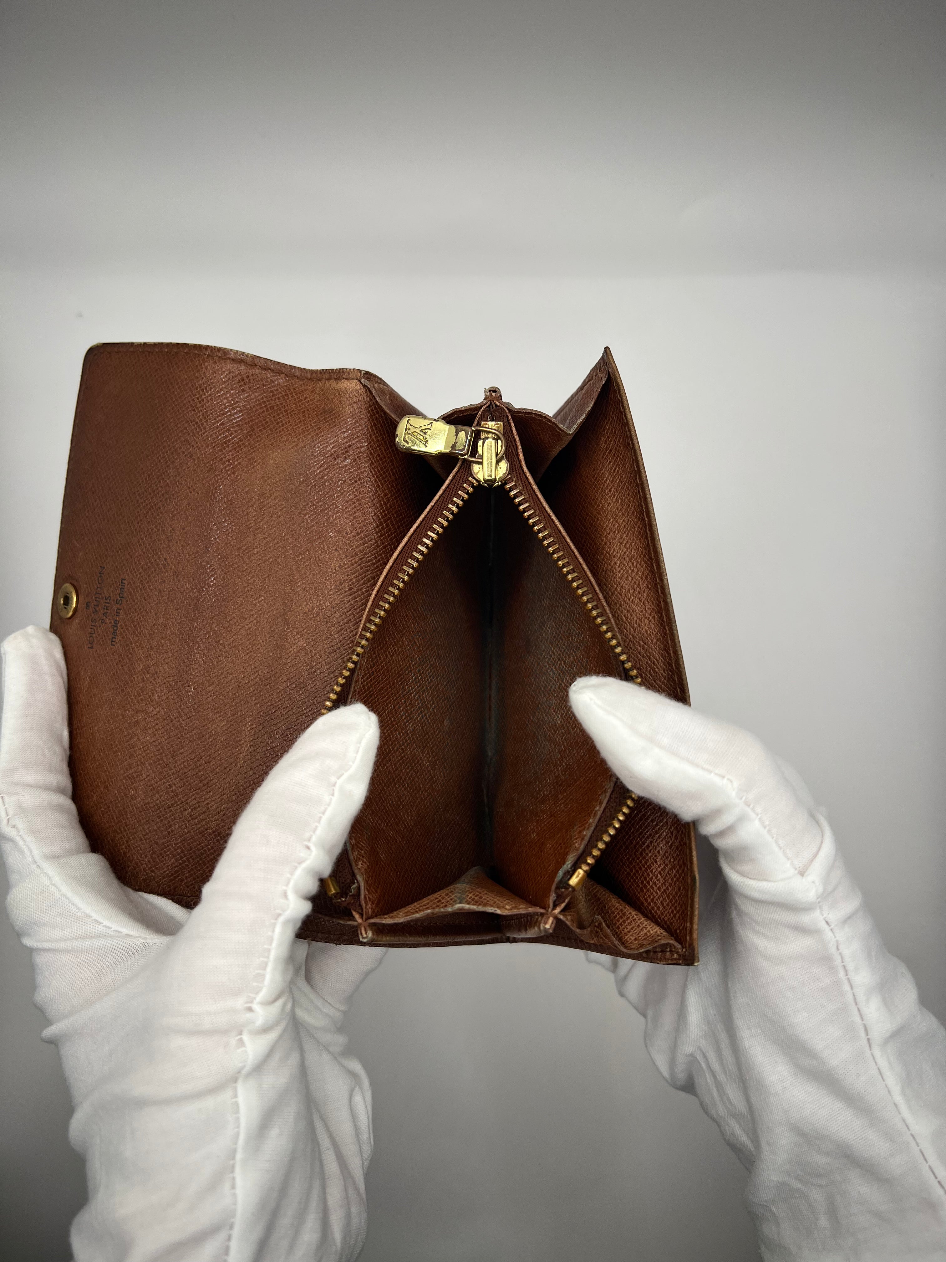 Louis Vuitton Monogram Porte-Monnaie Tresor Wallet