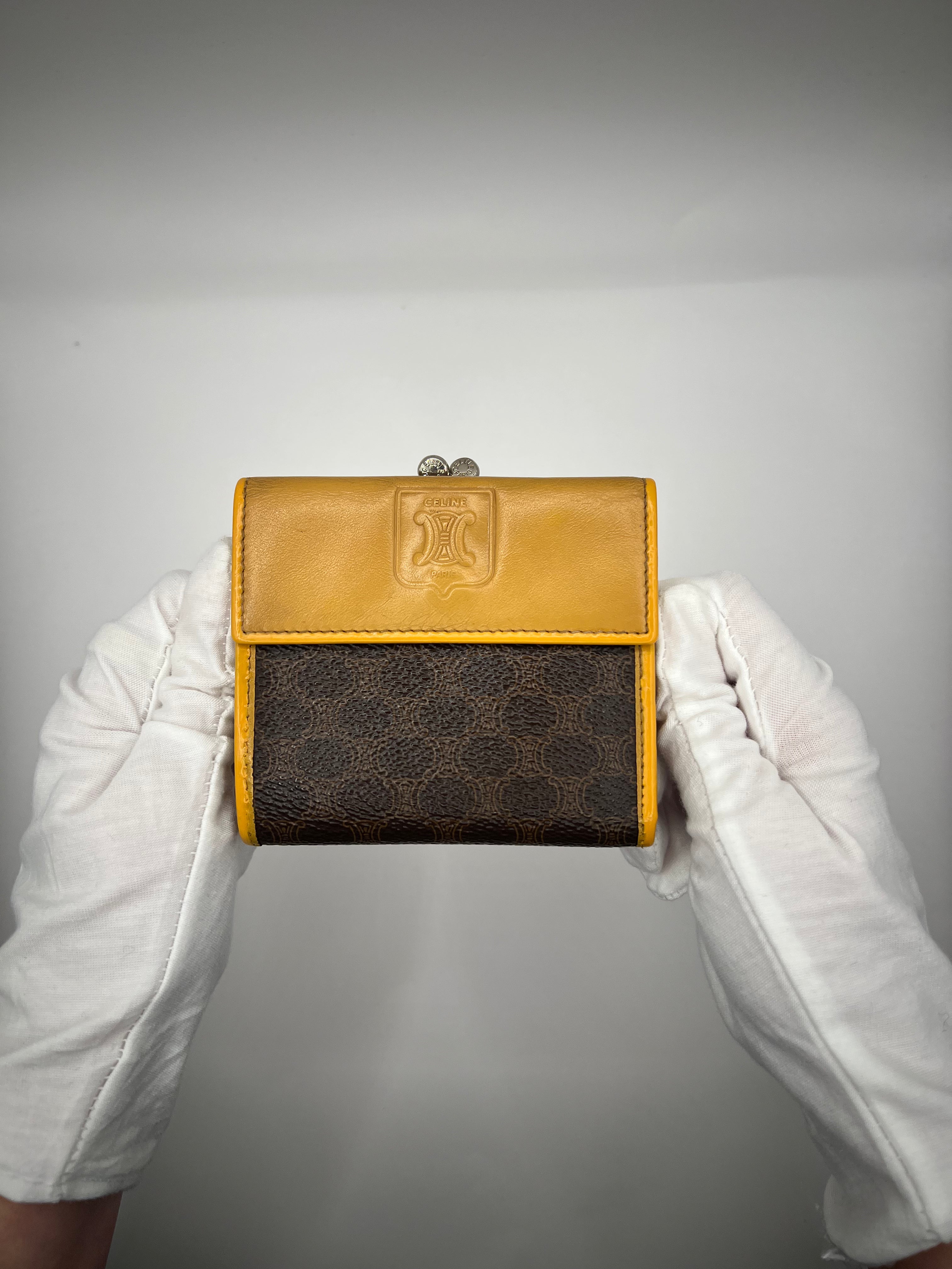 Céline Macadam Triomphe Frame Wallet