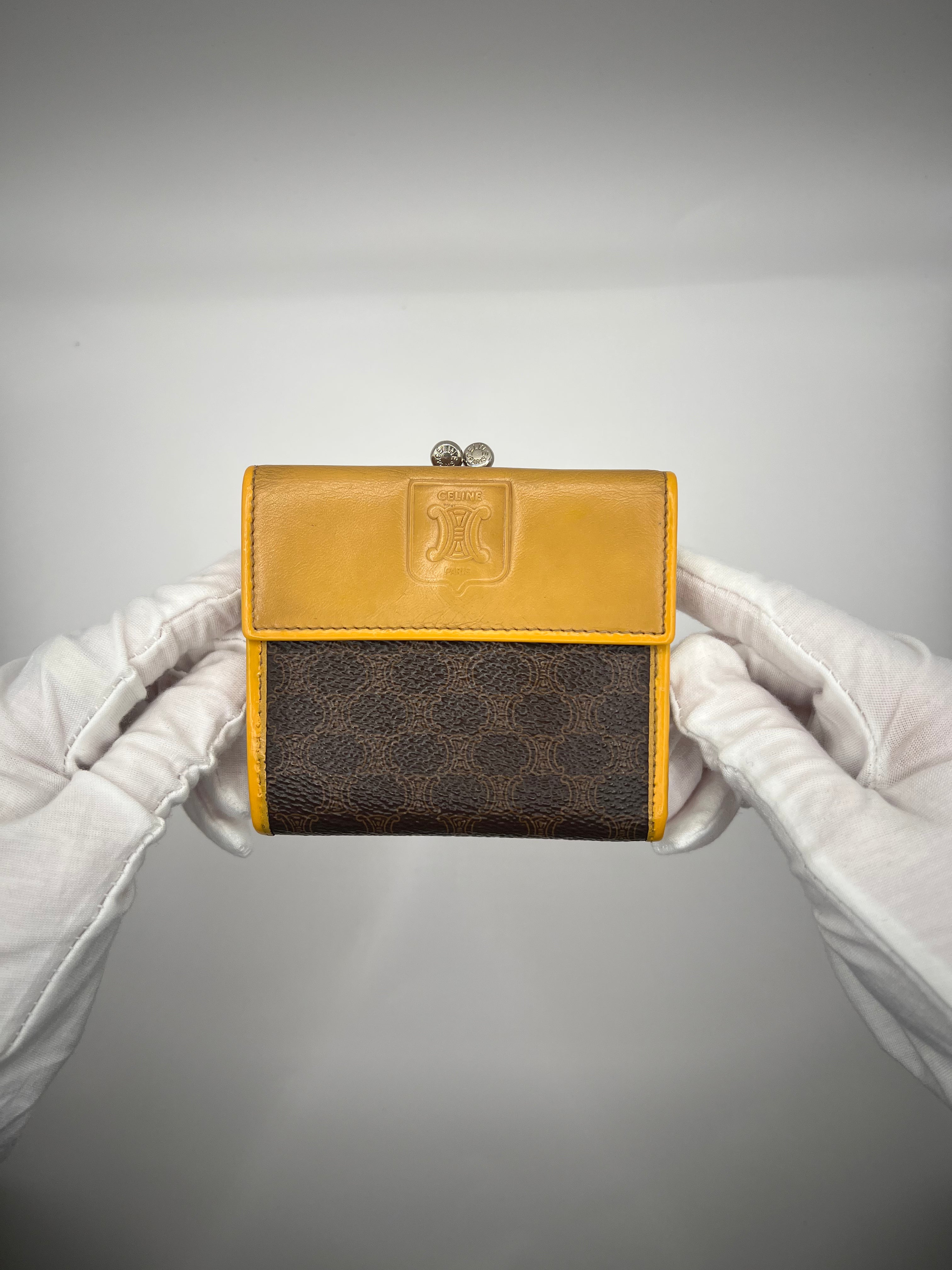 Céline Macadam Triomphe Frame Wallet