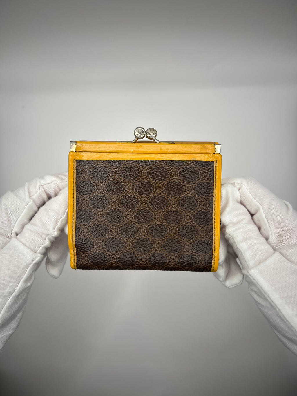 Céline Macadam Triomphe Frame Wallet