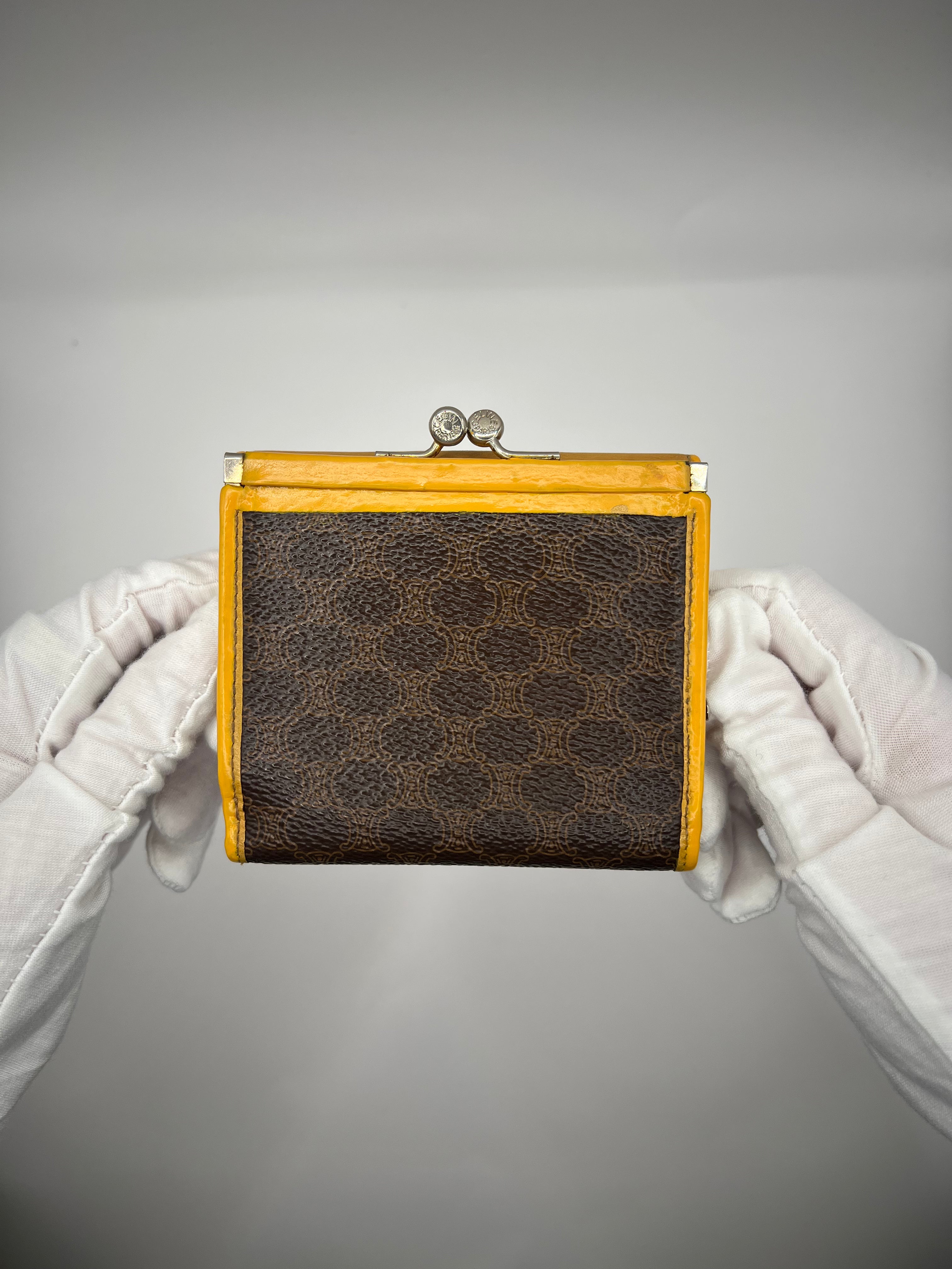 Céline Macadam Triomphe Frame Wallet