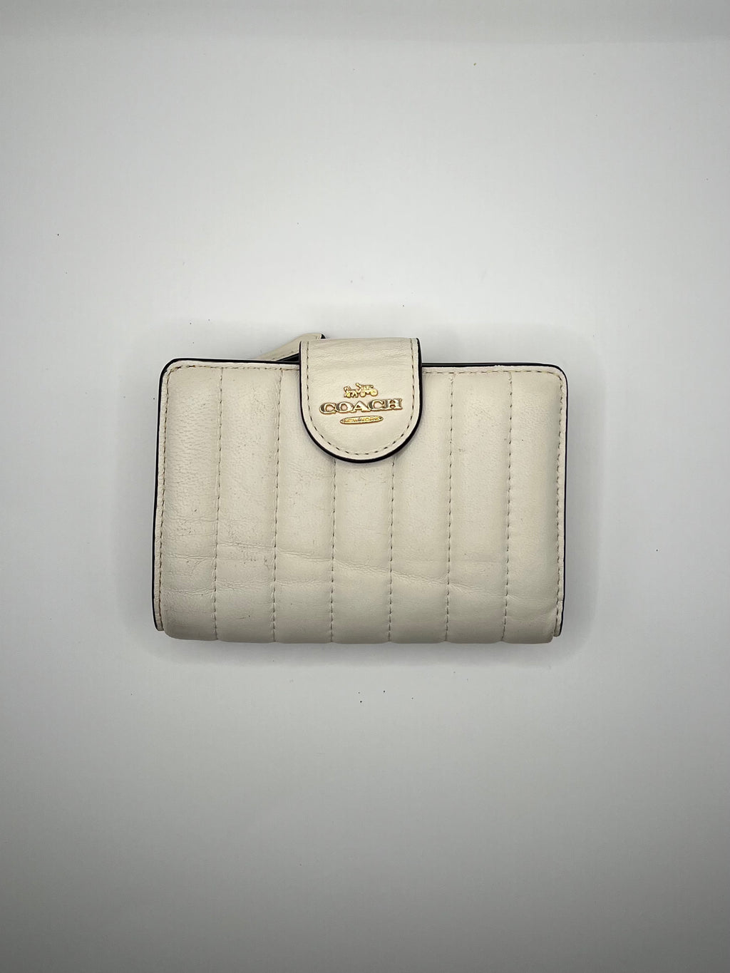 Coach Quilted Puffer Compact Wallet