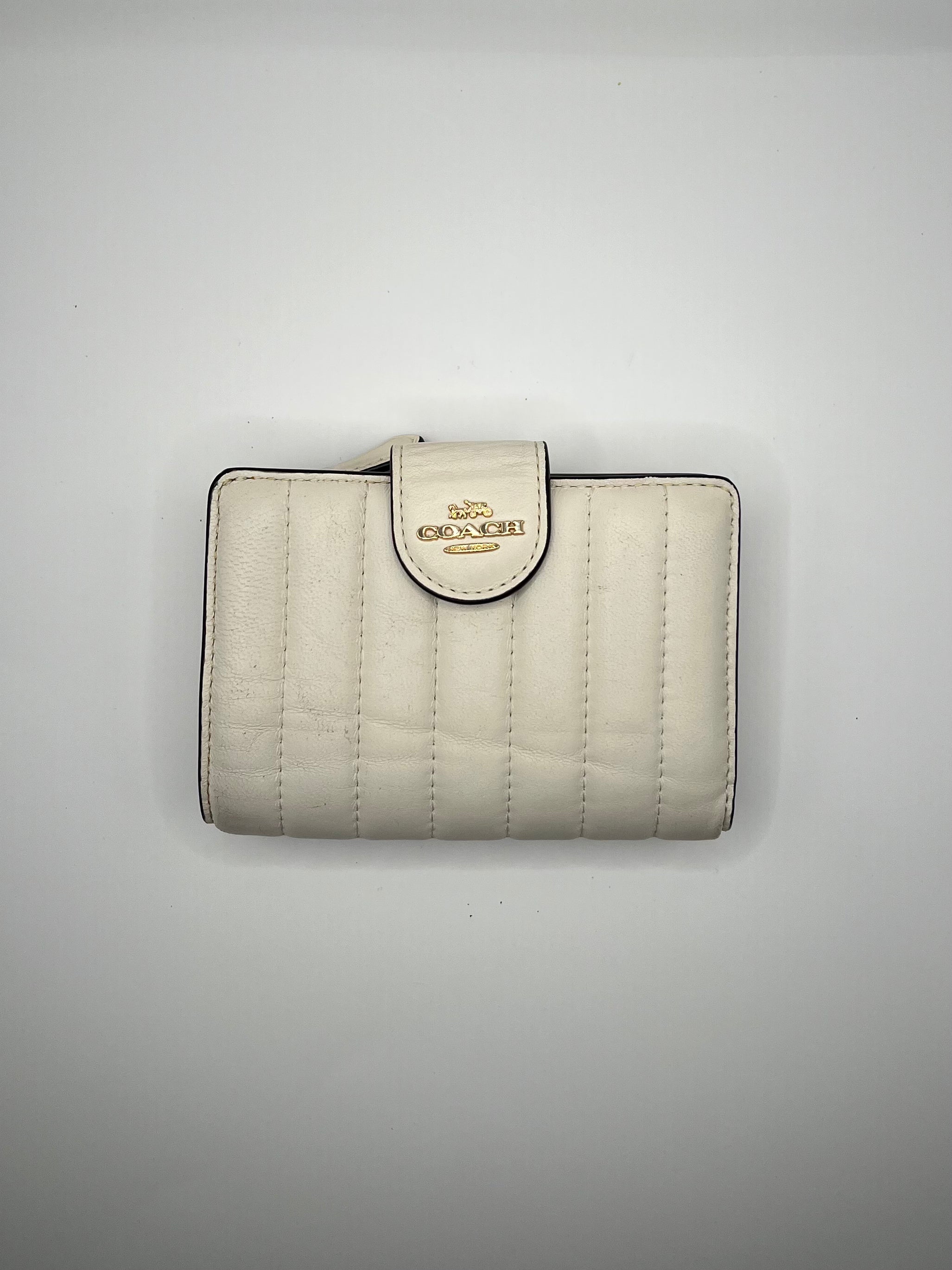 Coach Quilted Puffer Compact Wallet
