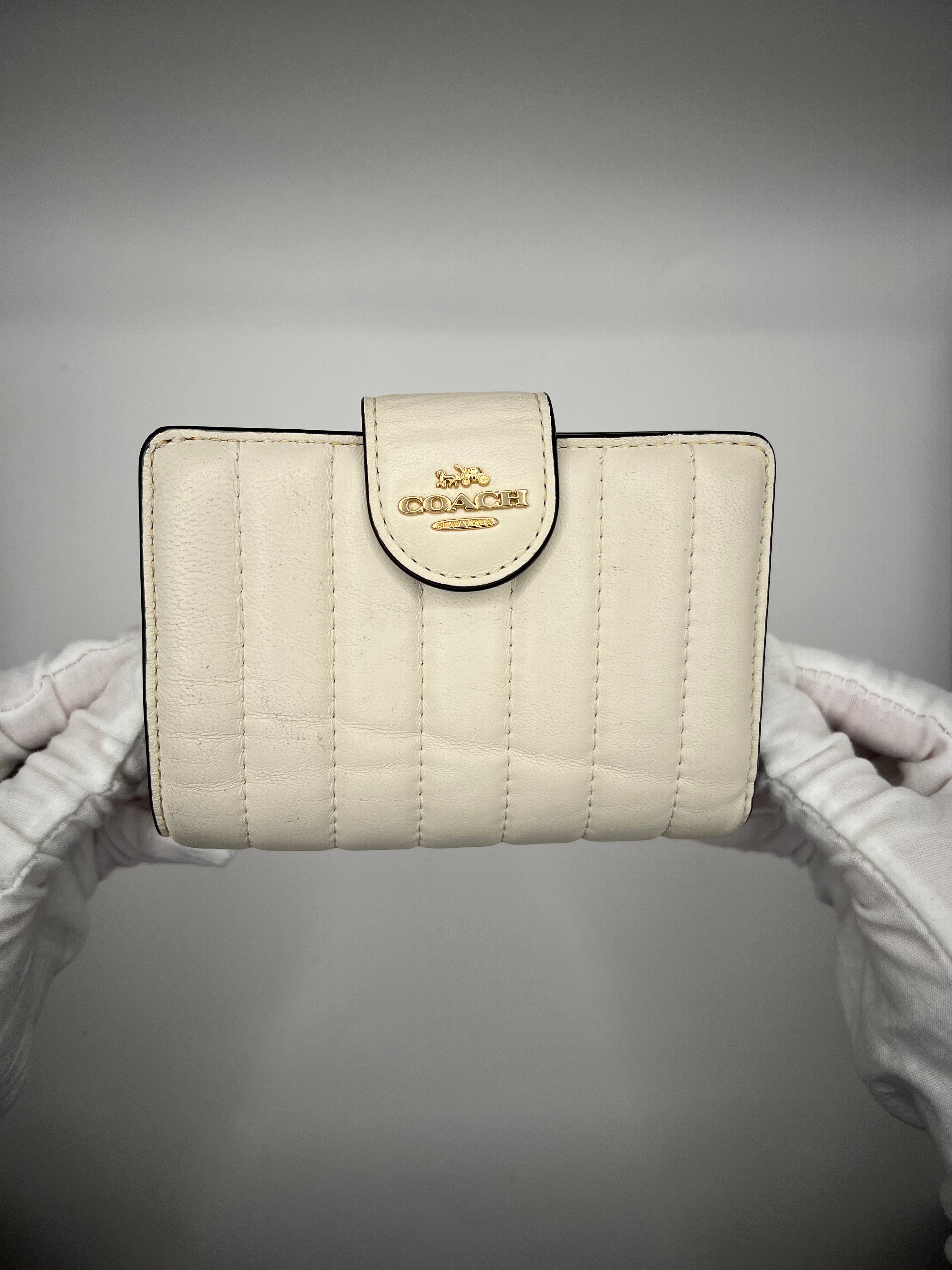 Coach Quilted Puffer Compact Wallet