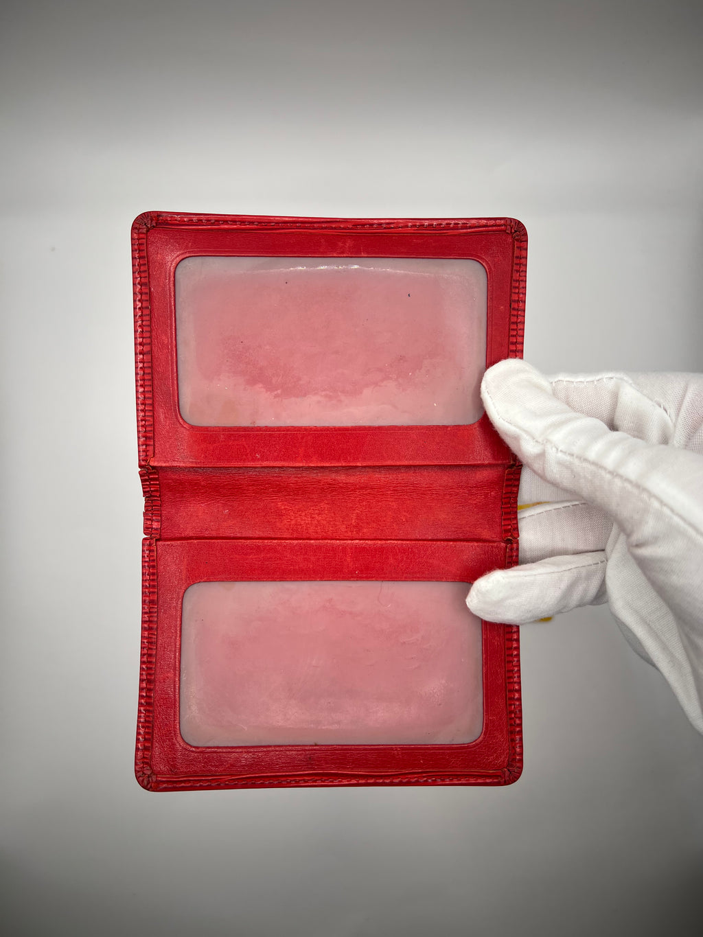 Louis Vuitton Red Epi Leather Card Holder