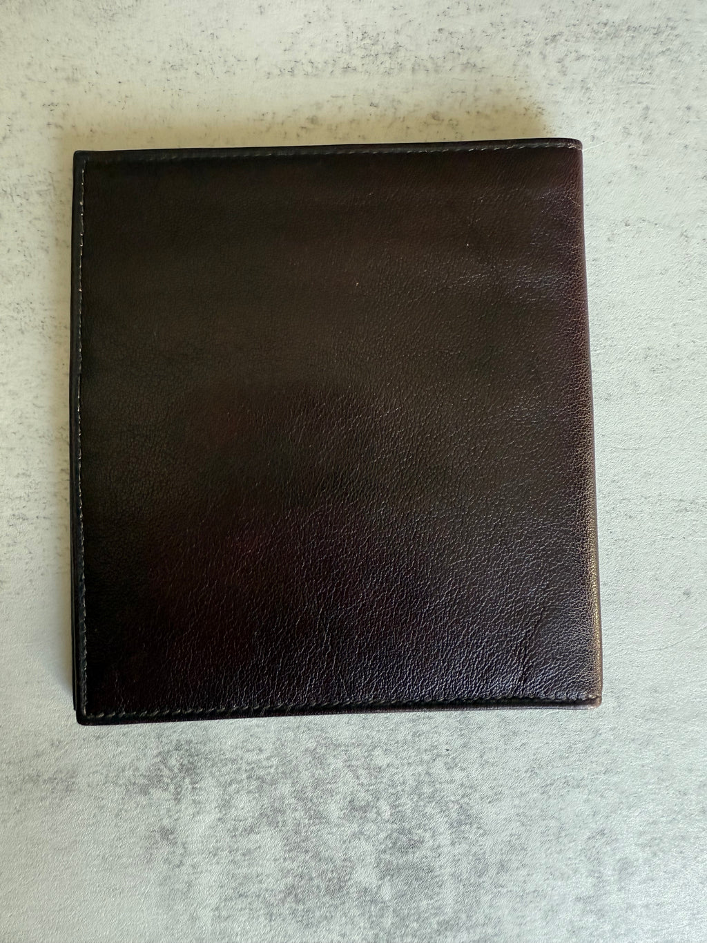 CÉLINE Carriage Logo Bifold Wallet – Brown Leather