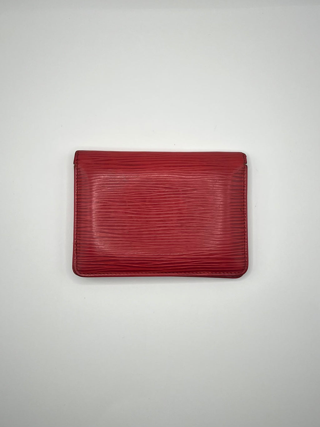 Louis Vuitton Red Epi Leather Card Holder