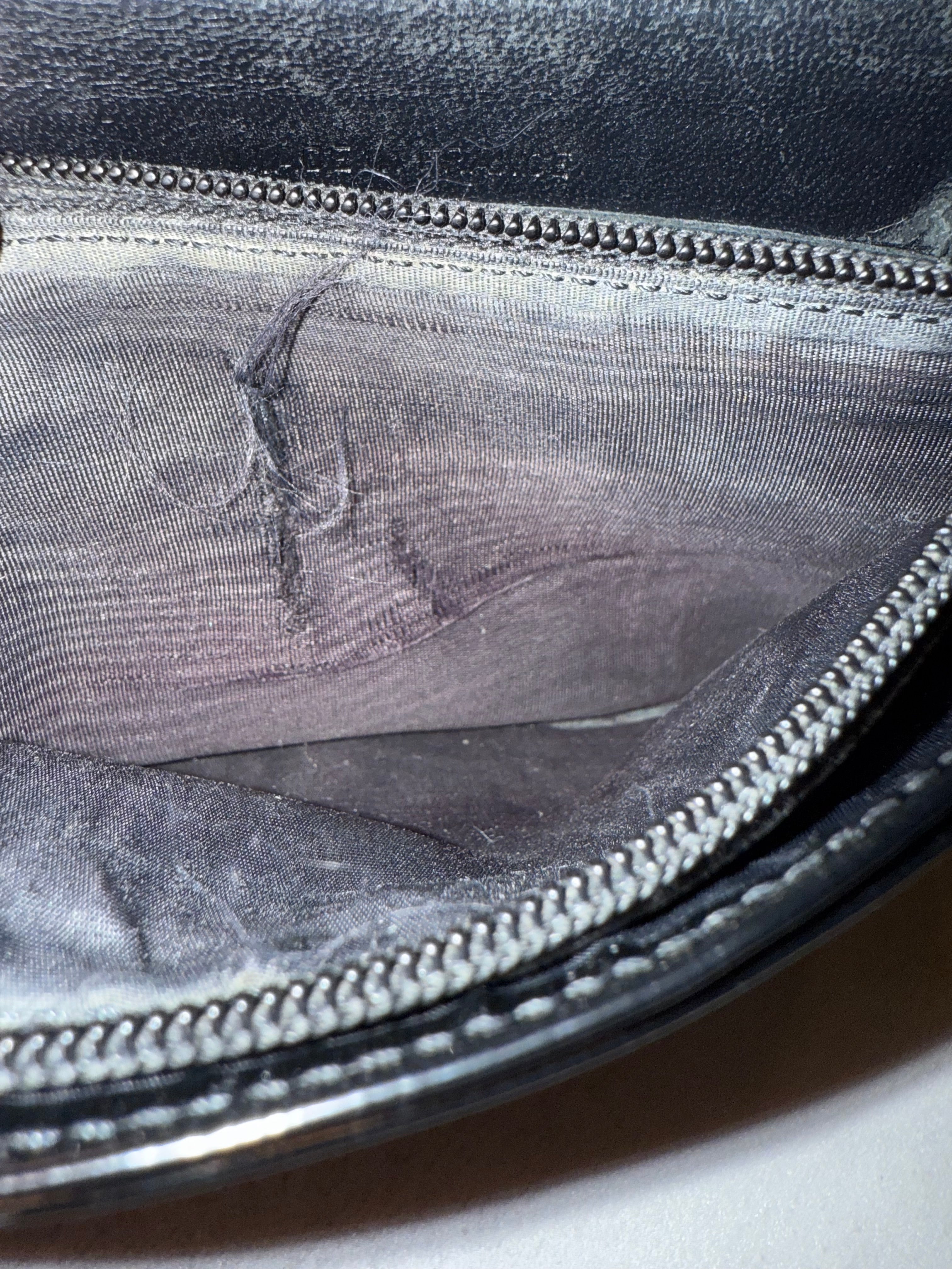 Chanel Black Patent Leather Wallet (2003–2004 Series)