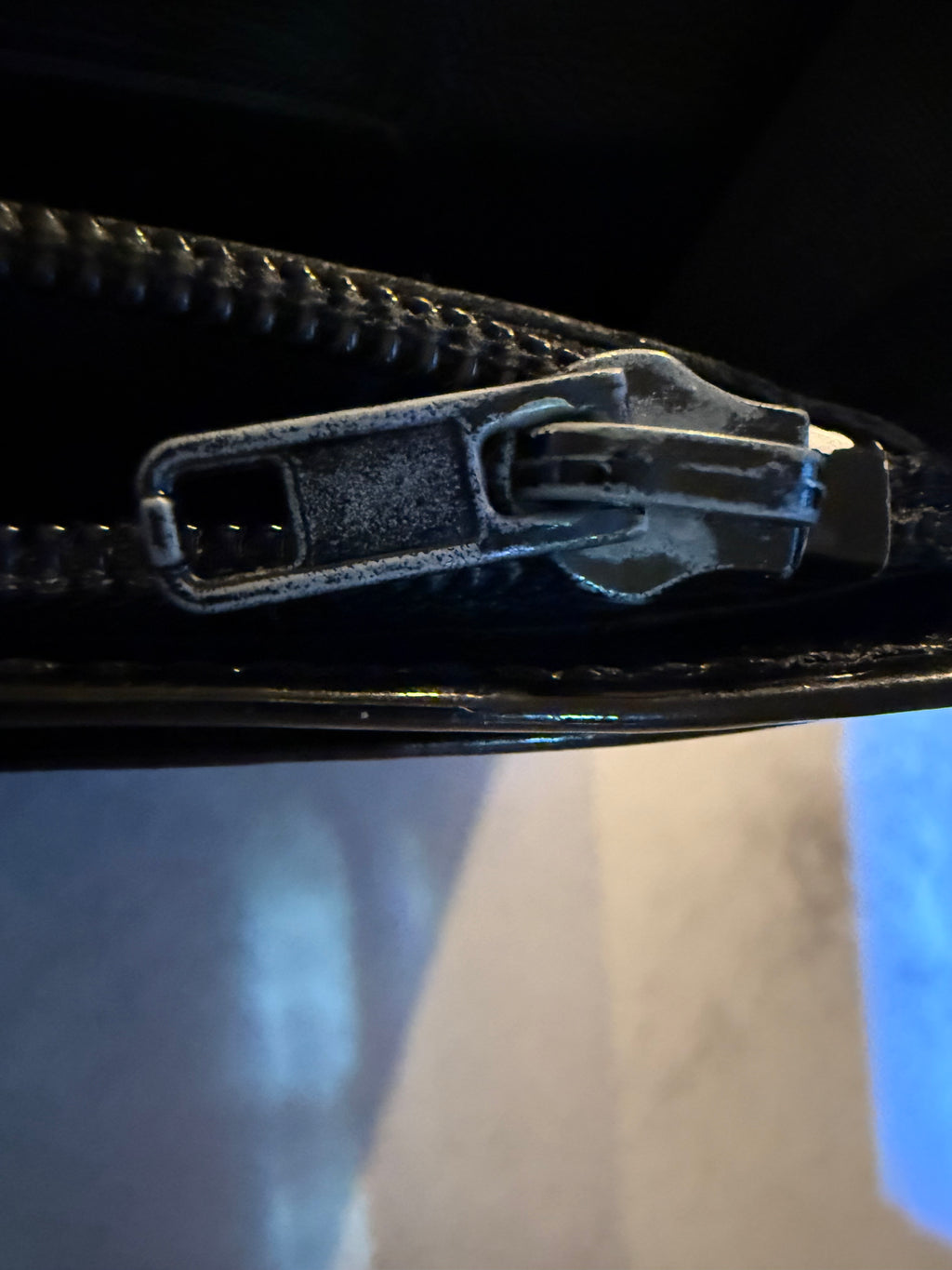 Chanel Black Patent Leather Wallet (2003–2004 Series)