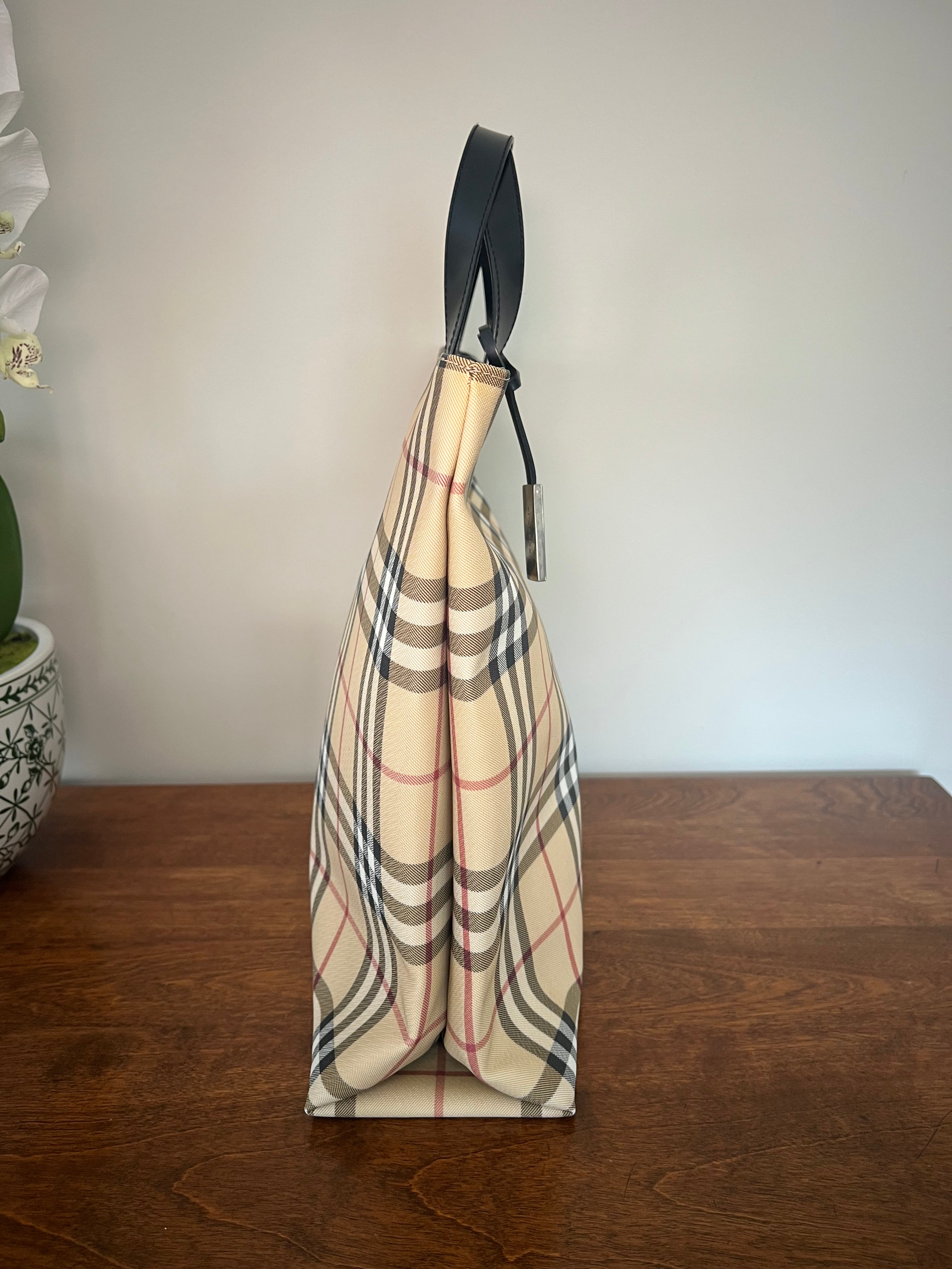 Burberry Beige House Check Tote Bag