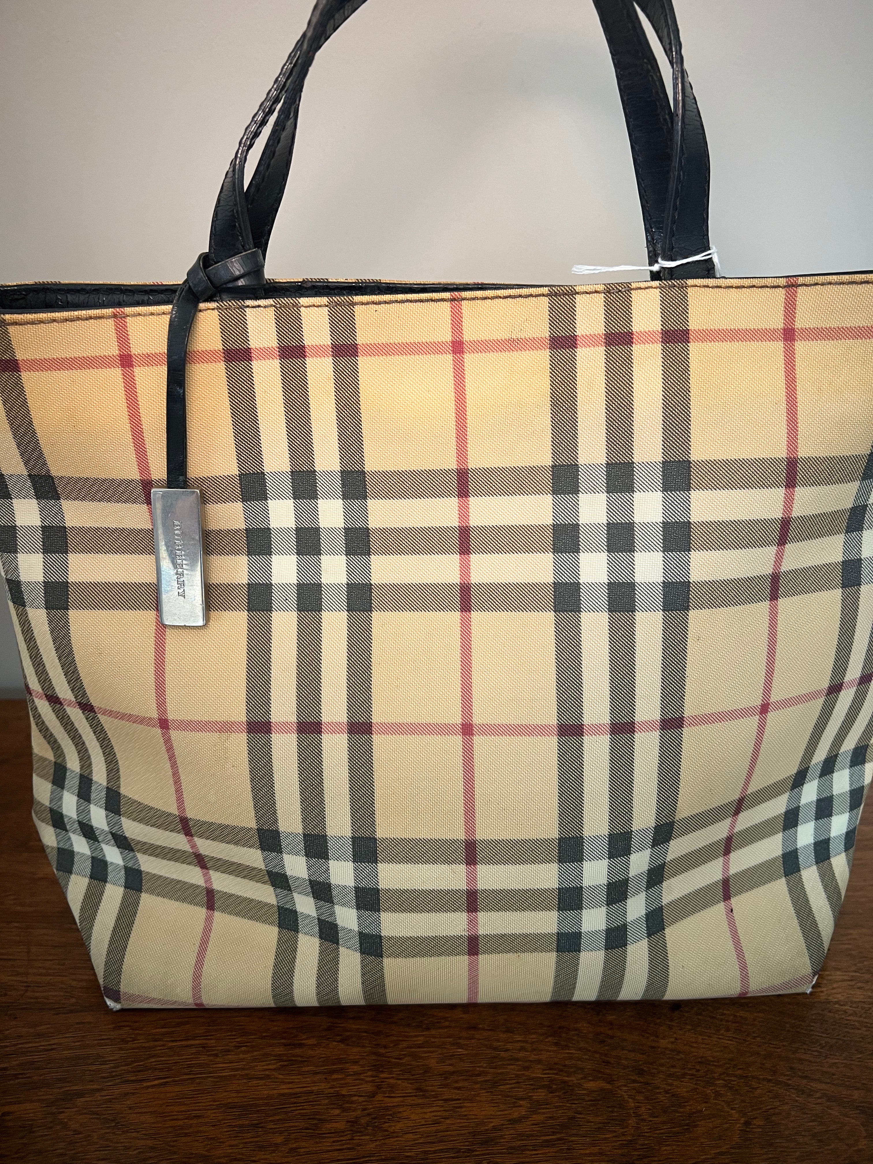 Burberry Nova Check Mini Tote