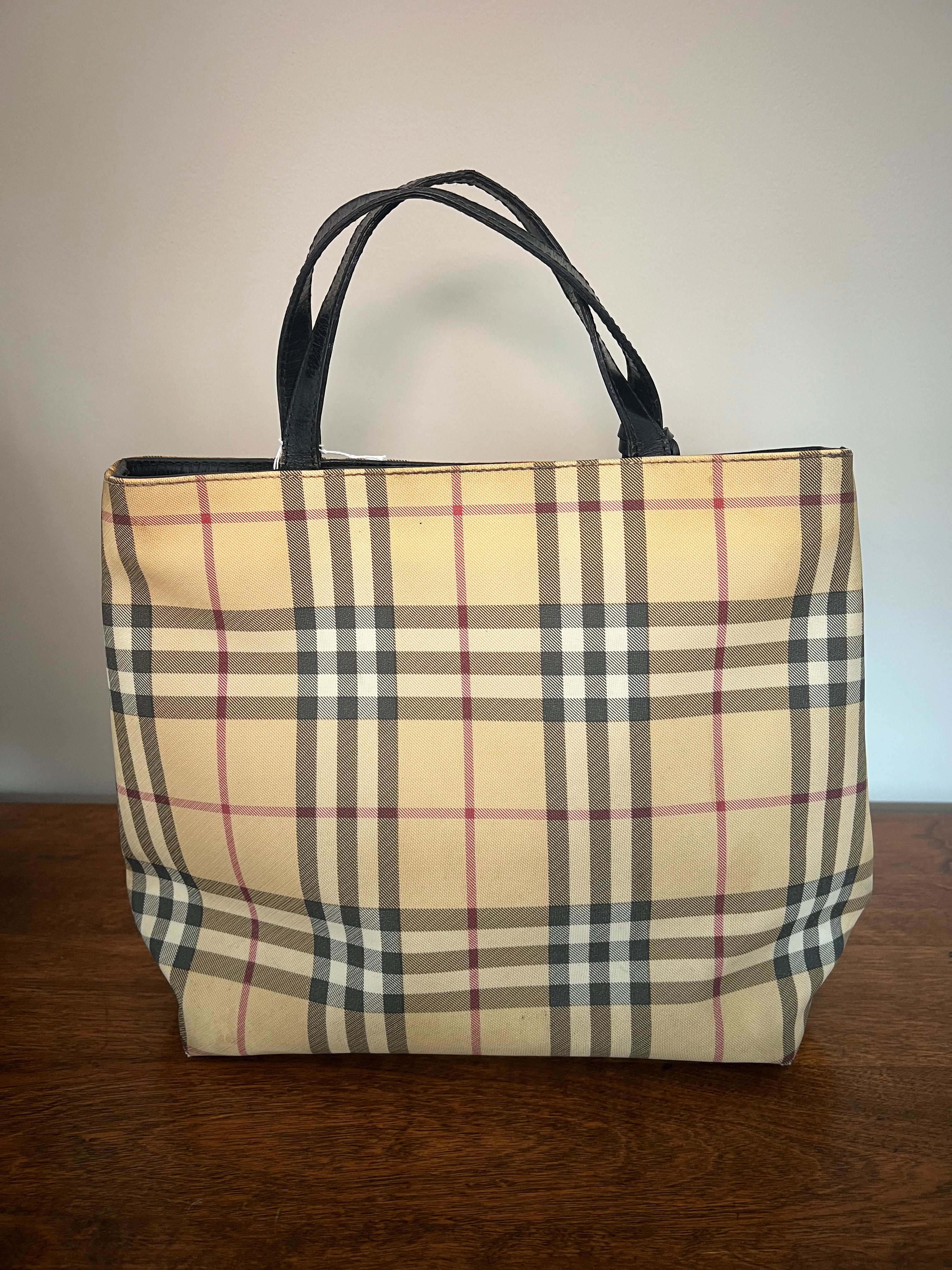 Burberry Nova Check Mini Tote