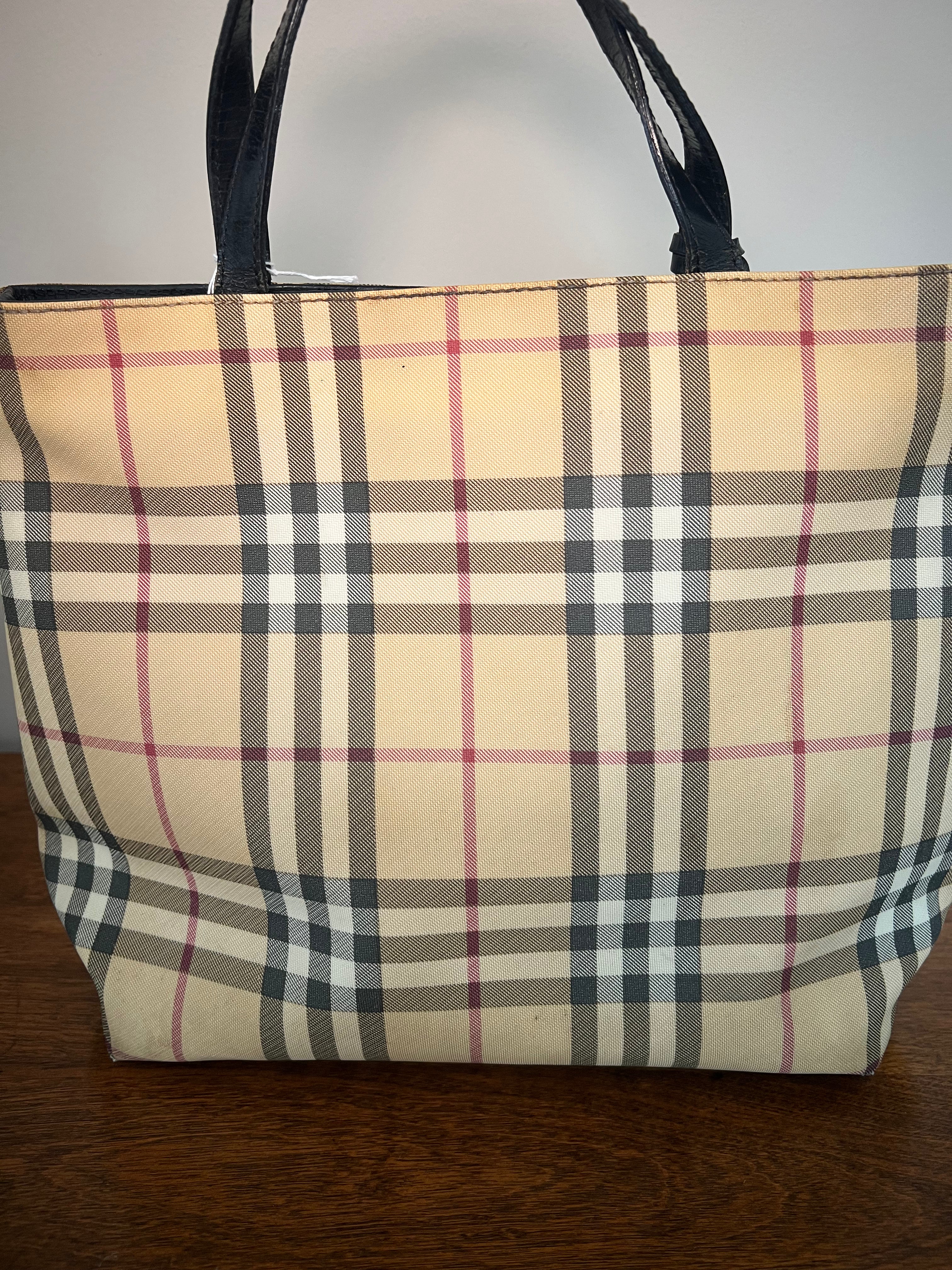 Burberry Nova Check Mini Tote