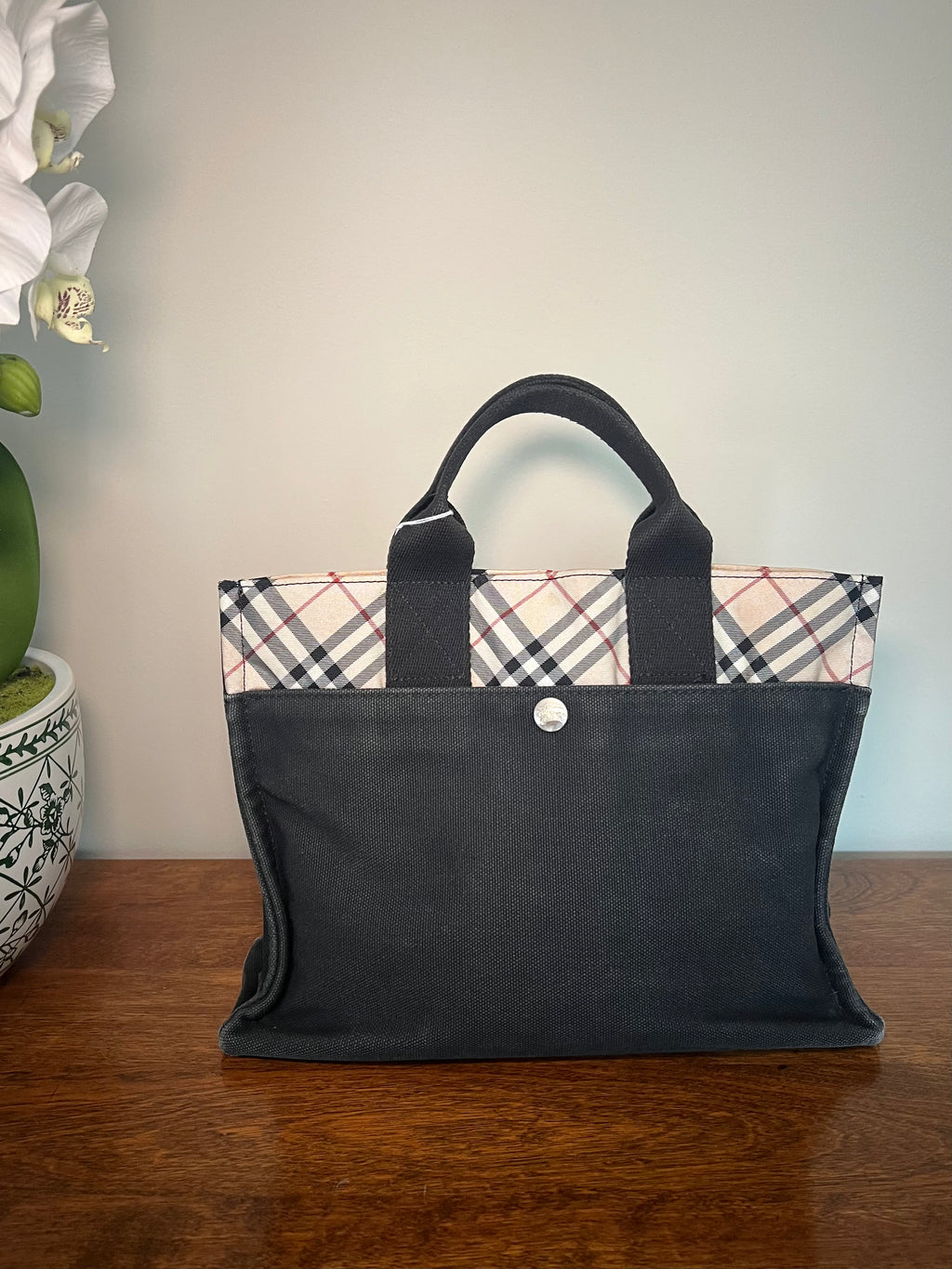 Burberry Canvas Nova Check Tote
