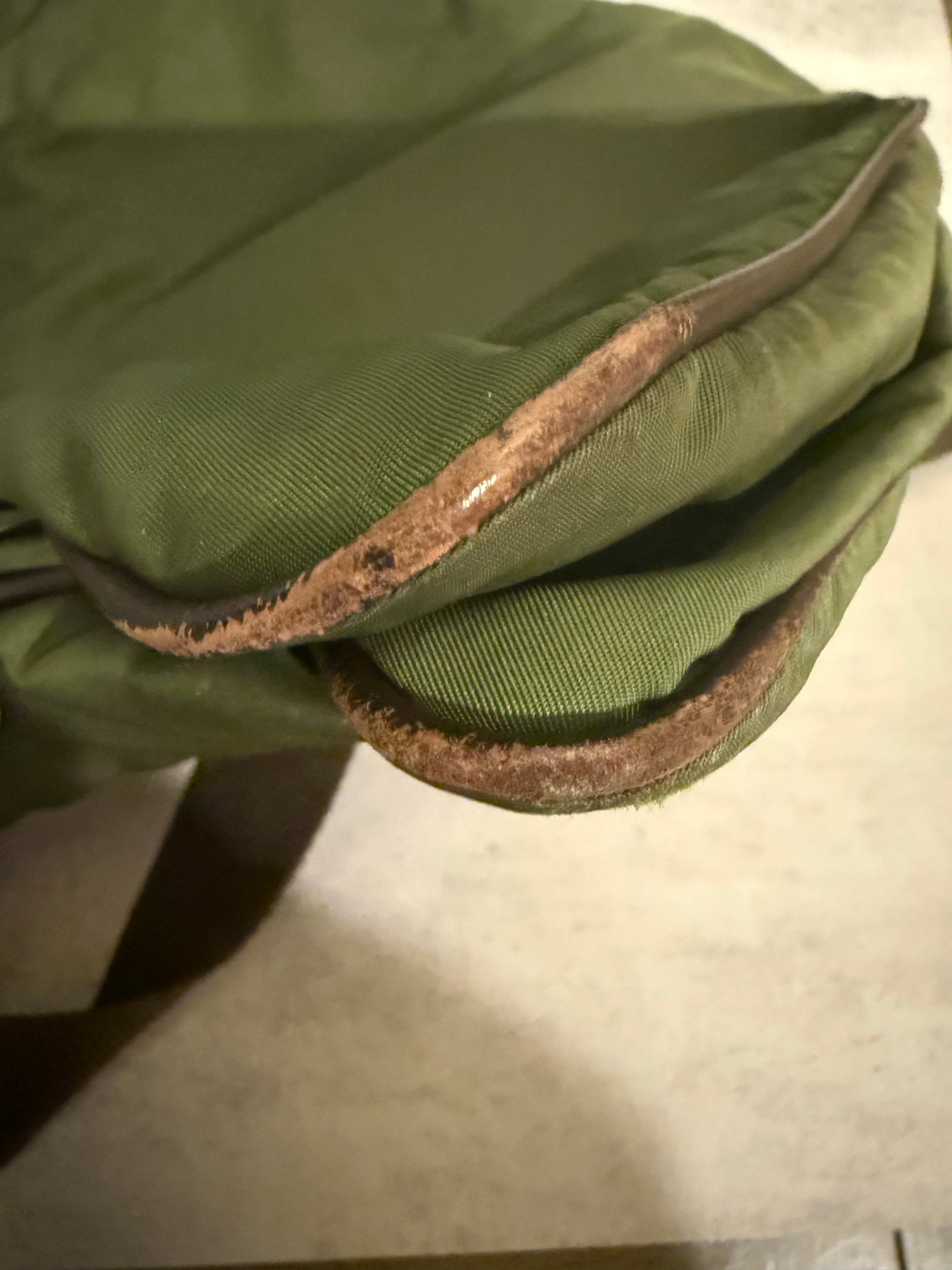 Prada Tessuto Nylon Crossbody Bag in Bruciato Green