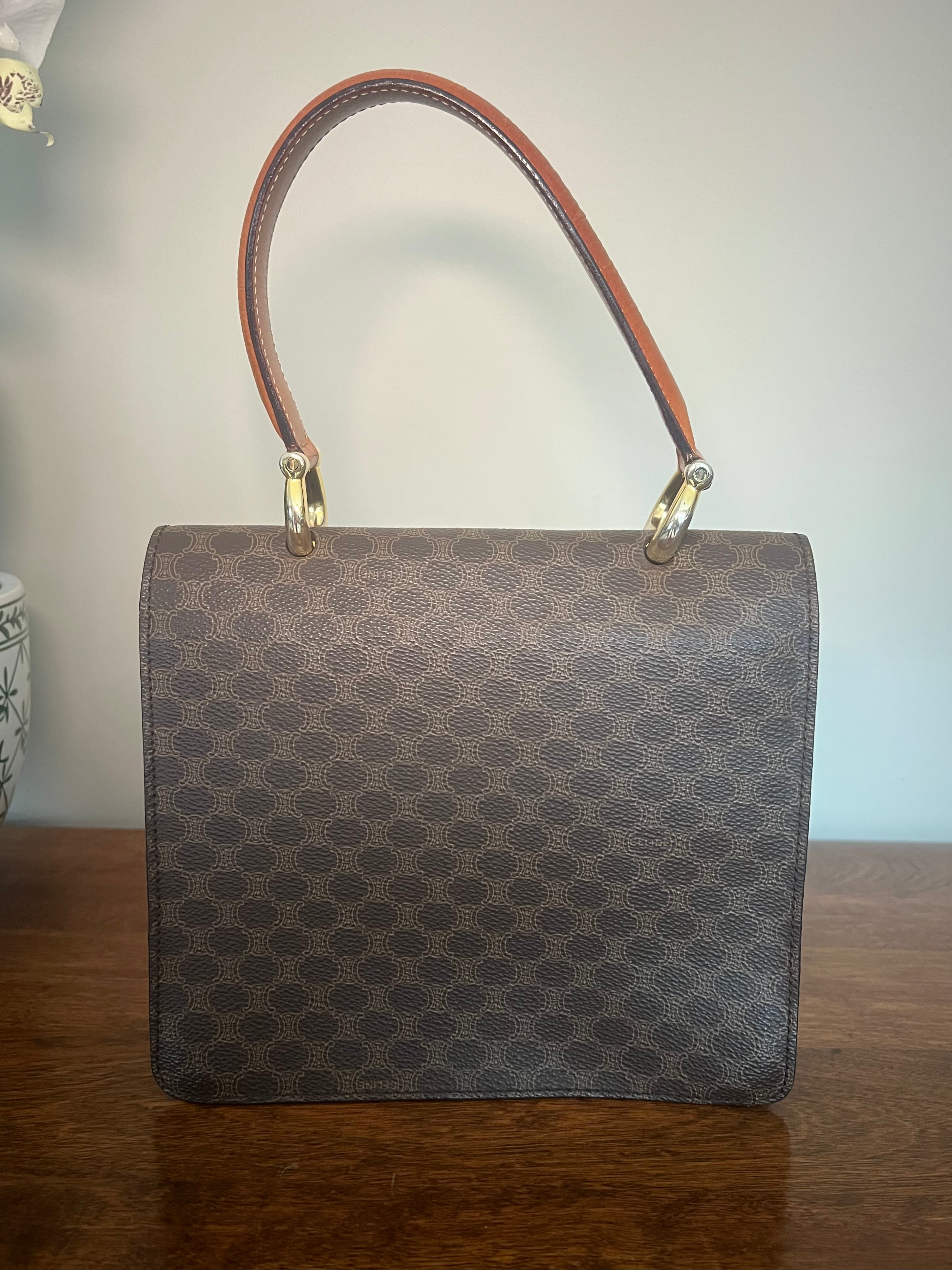 Vintage Céline Macadam D-Ring Flap Bag