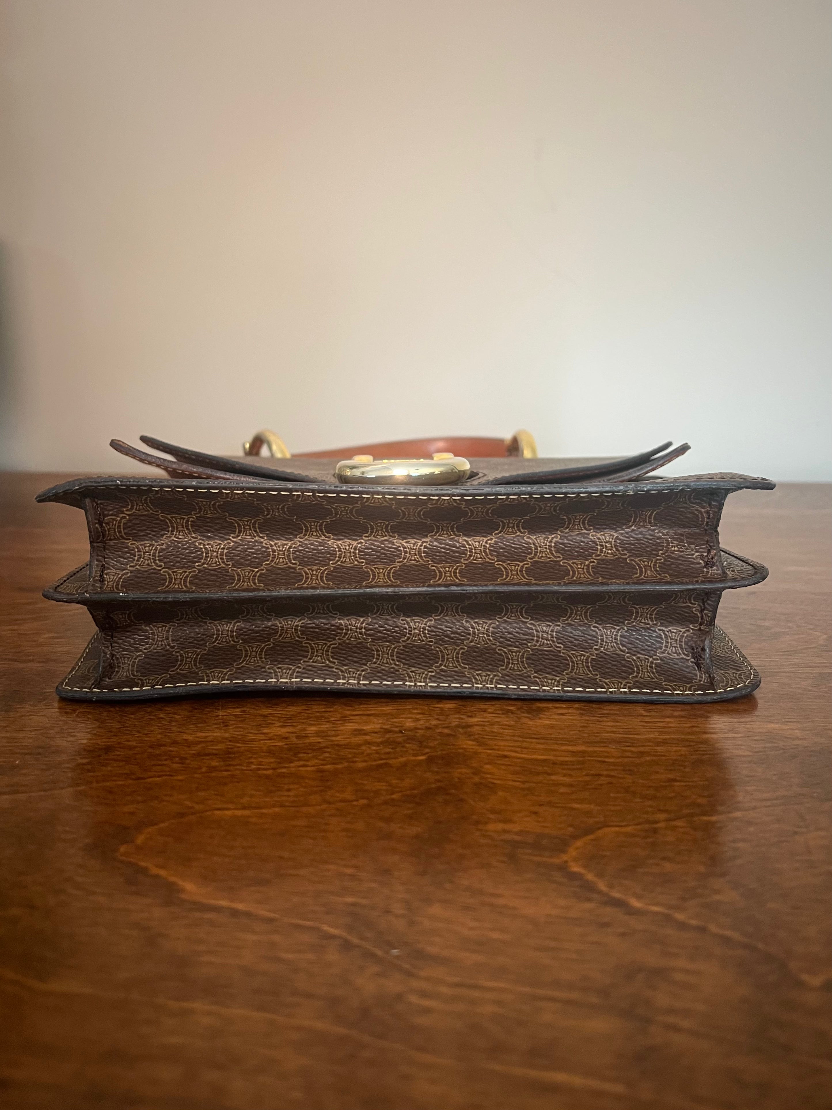 Vintage Céline Macadam D-Ring Flap Bag