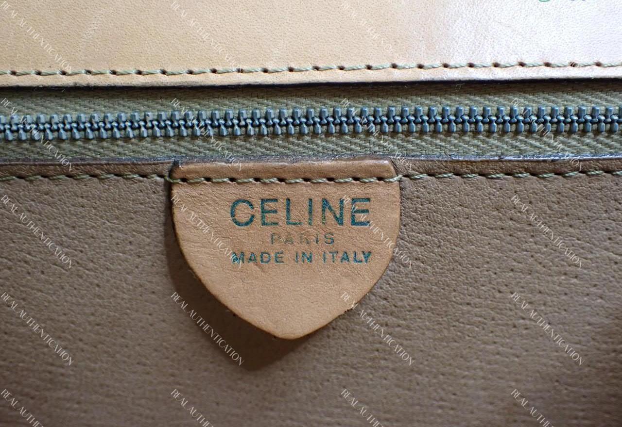 Vintage Céline Macadam D-Ring Flap Bag