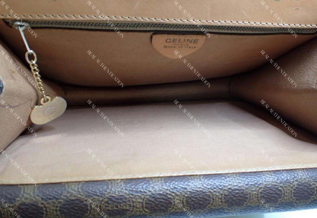 Vintage Céline Macadam D-Ring Flap Bag