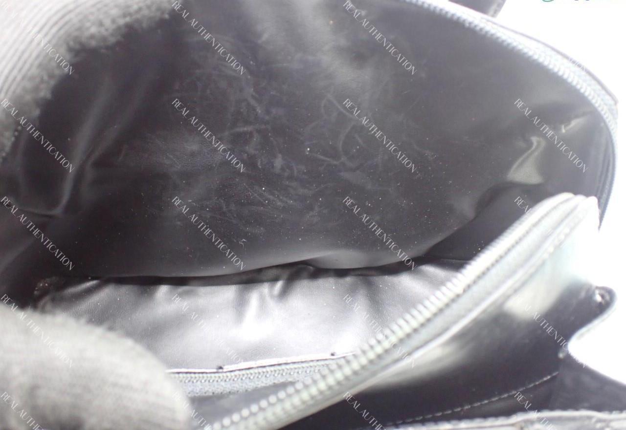 Christian Dior Paris Black Leather Top Handle Bag