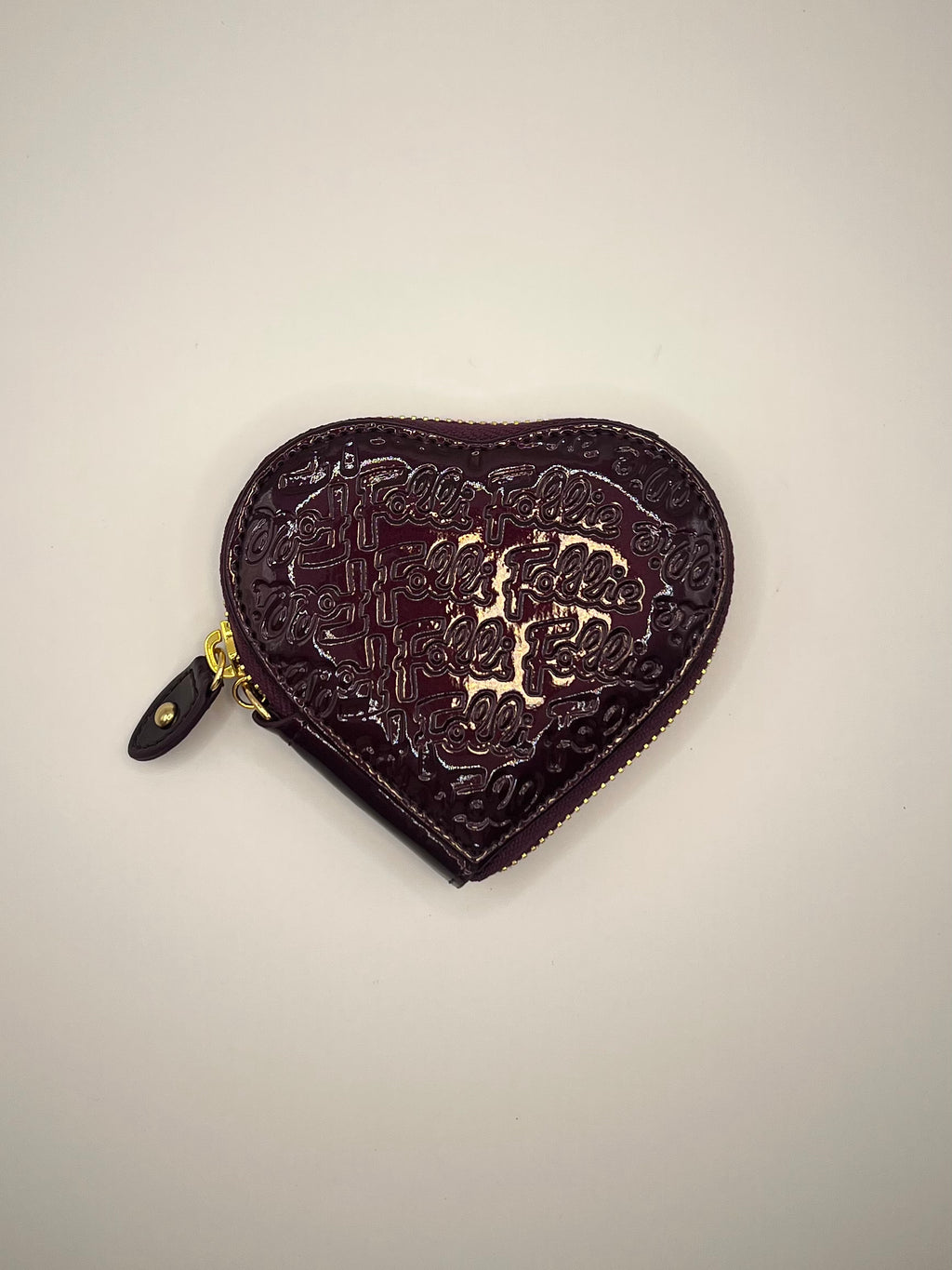Folli Follie Heart Patent Coin Purse