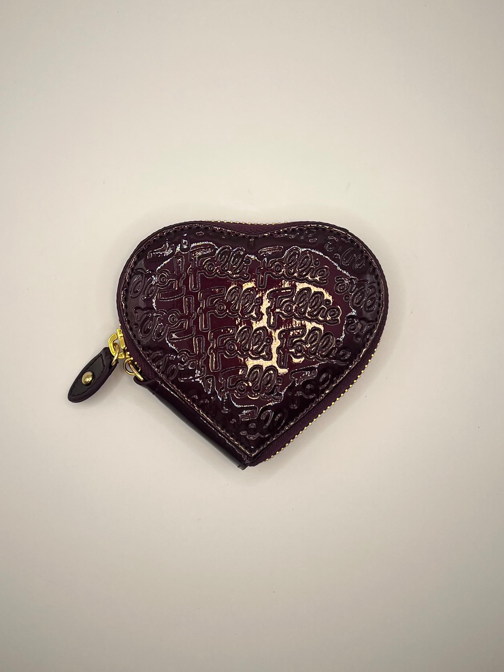 Folli Follie Heart Patent Coin Purse