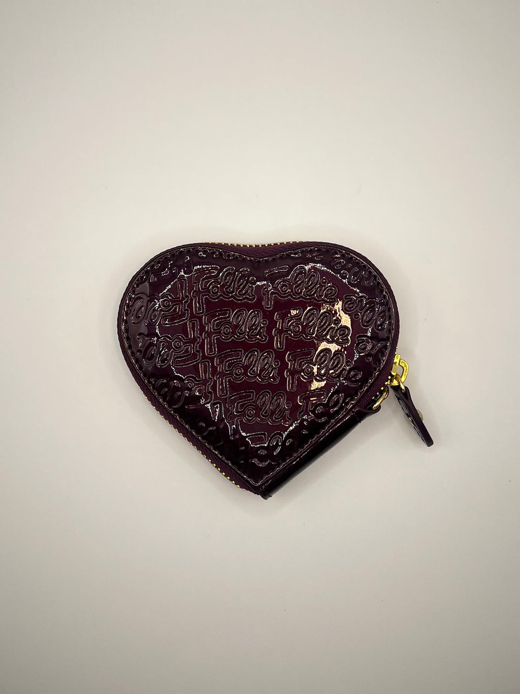 Folli Follie Heart Patent Coin Purse