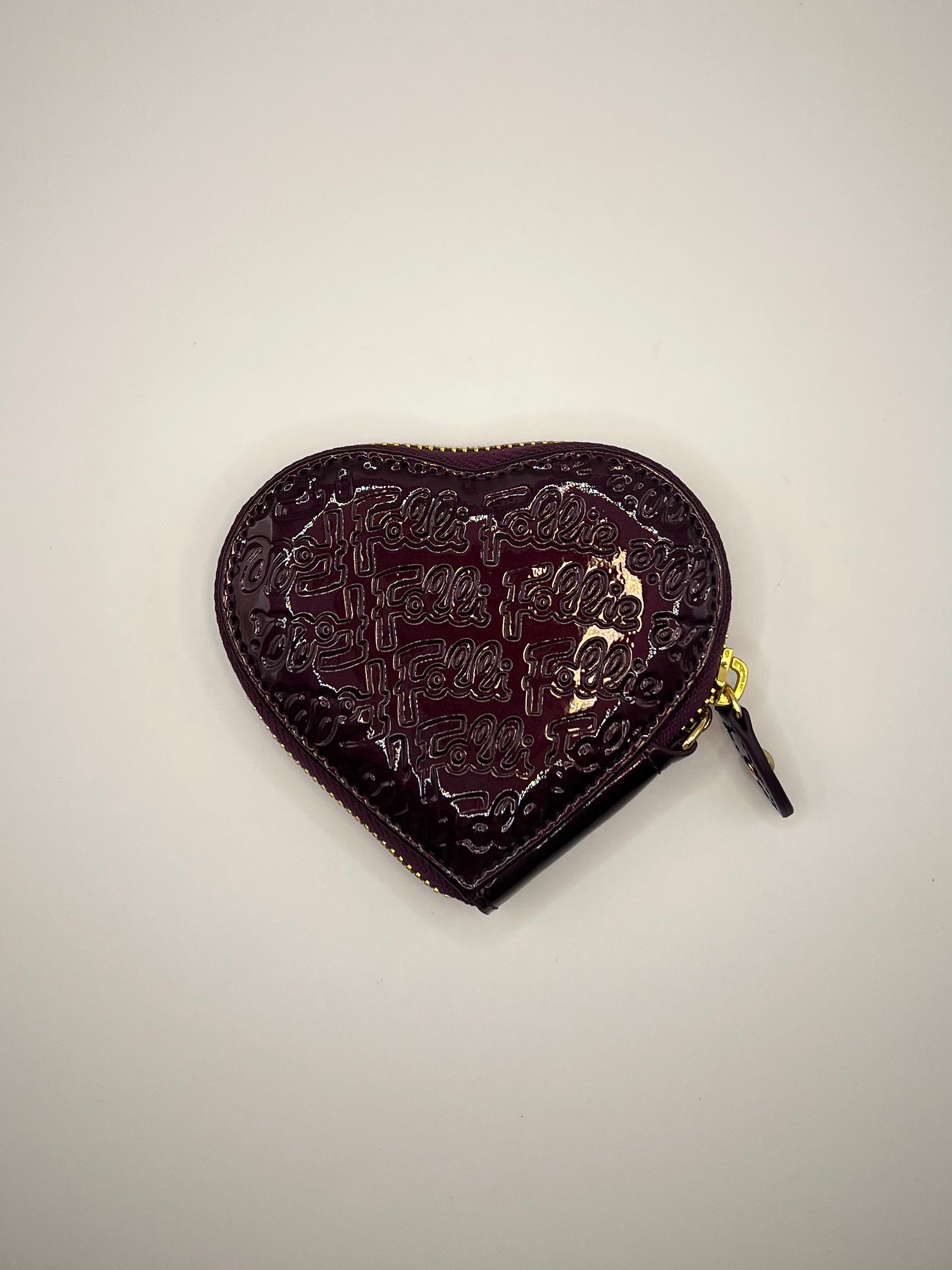 Folli Follie Heart Patent Coin Purse