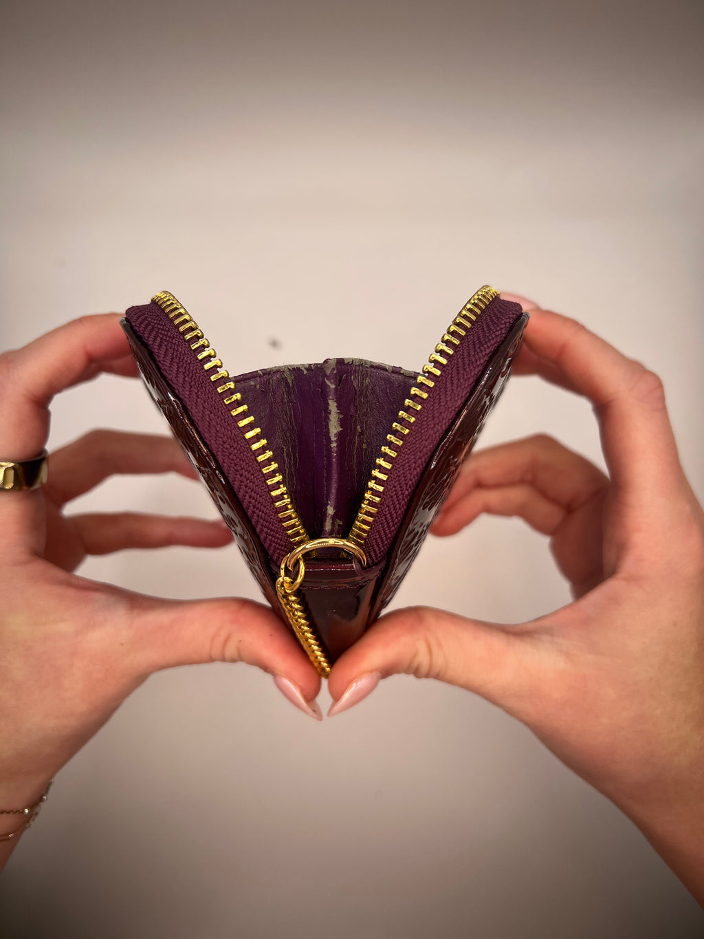 Folli Follie Heart Patent Coin Purse