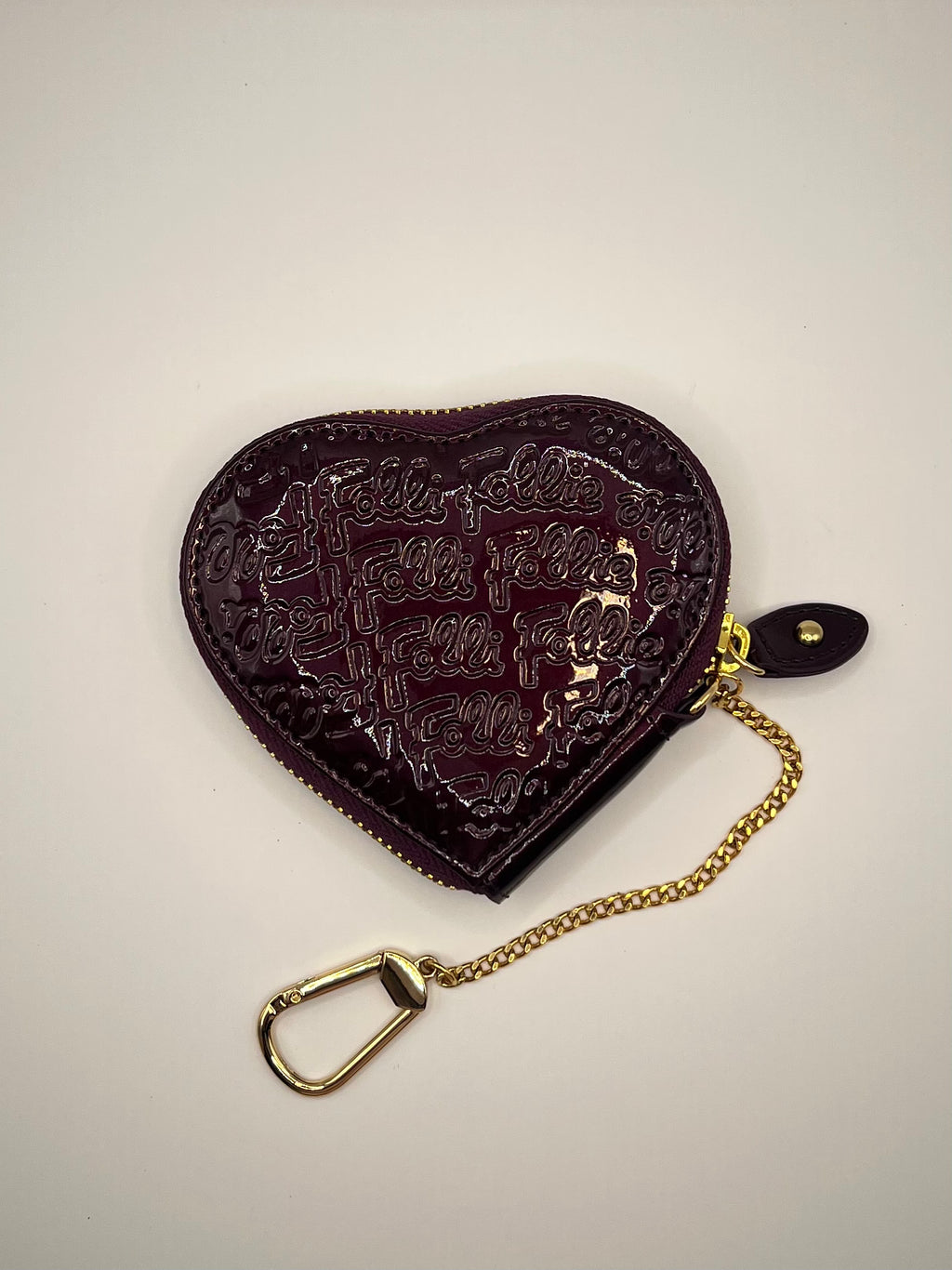 Folli Follie Heart Patent Coin Purse