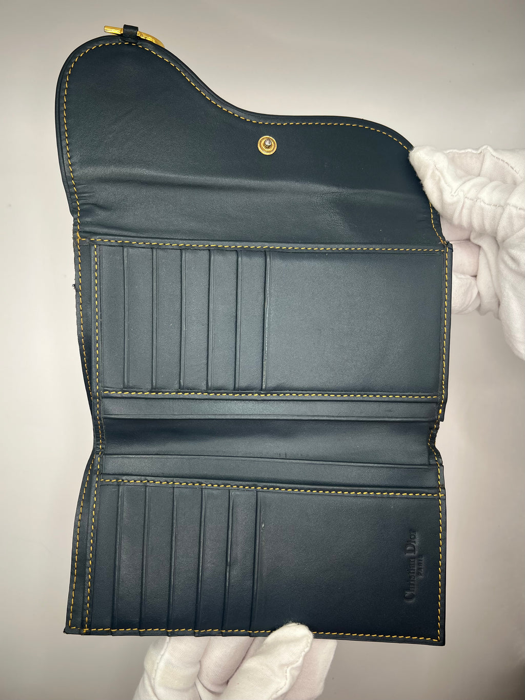 Christian Dior Oblique Saddle Long Wallet