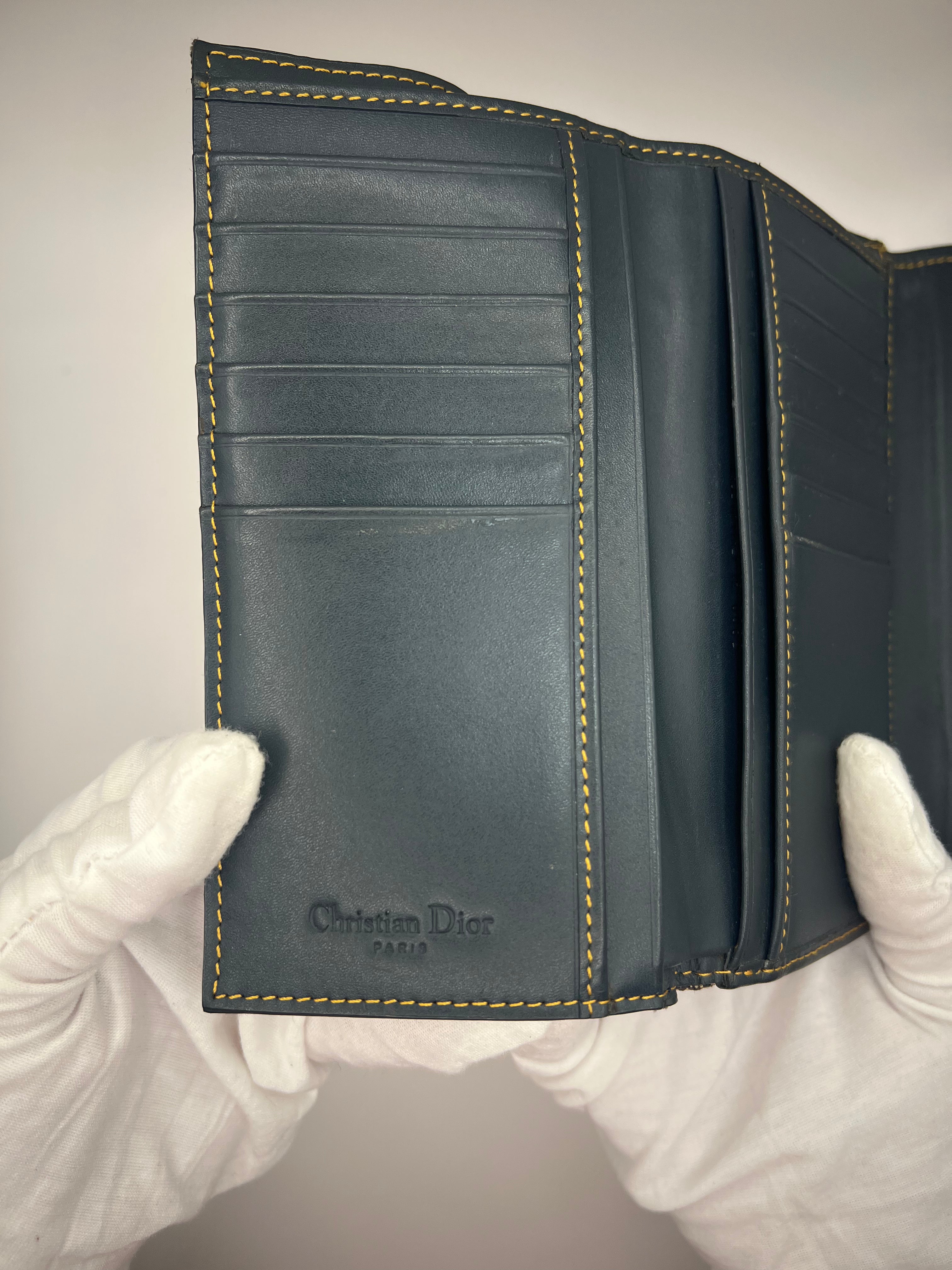 Christian Dior Oblique Saddle Long Wallet