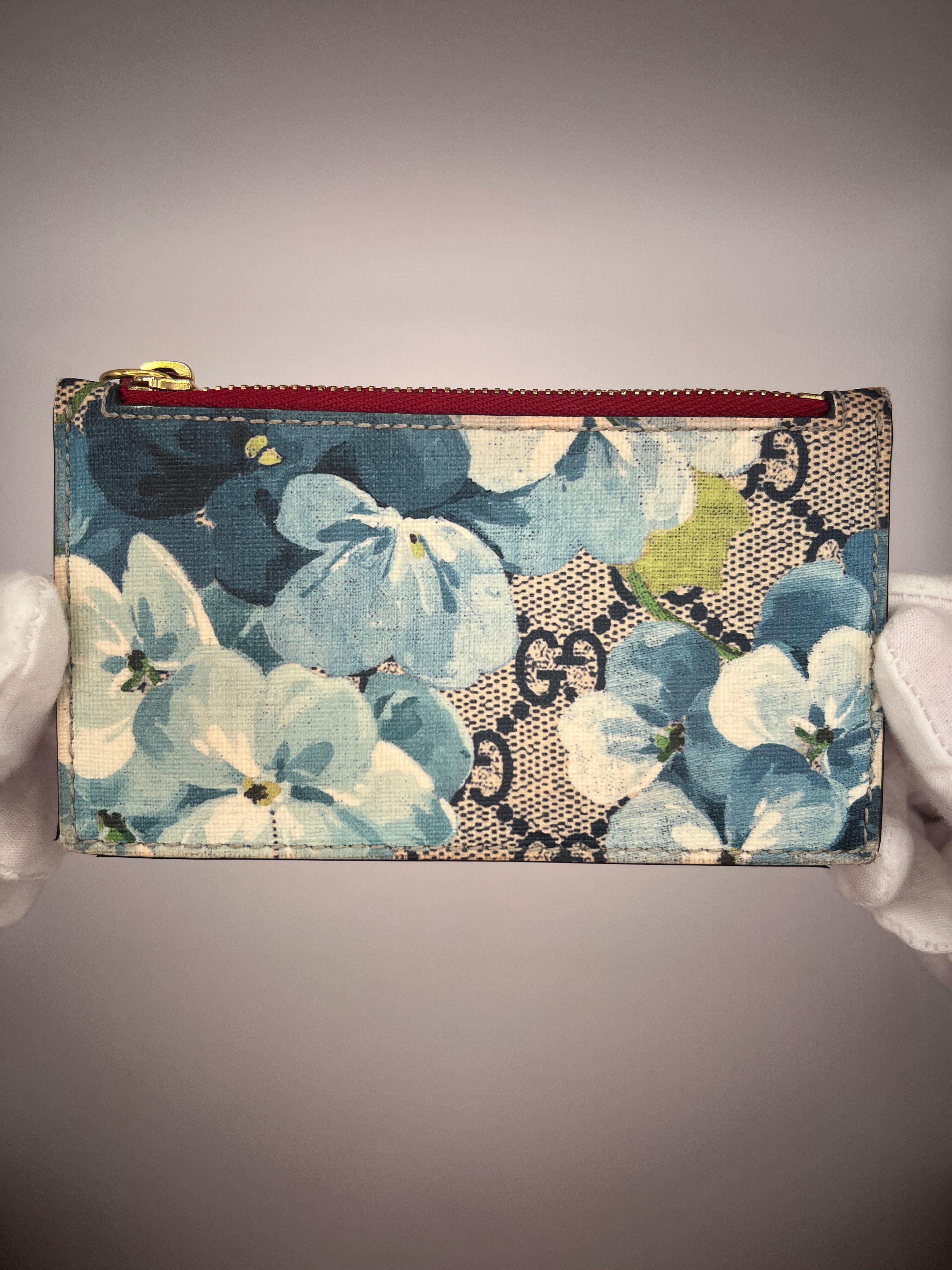 Gucci GG Blooms Zip Card Case