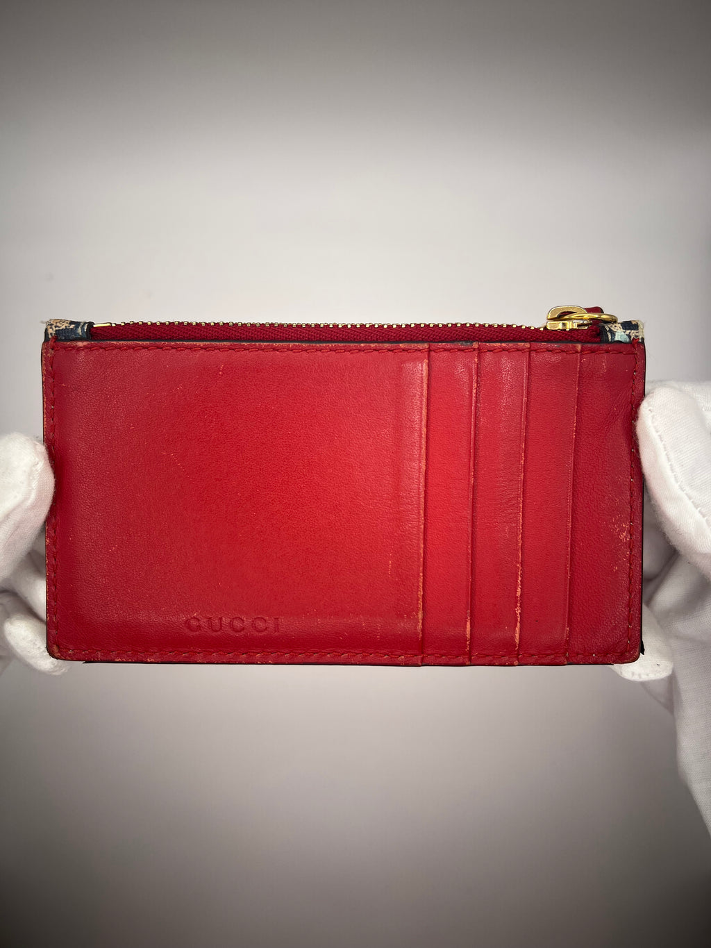 Gucci GG Blooms Zip Card Case