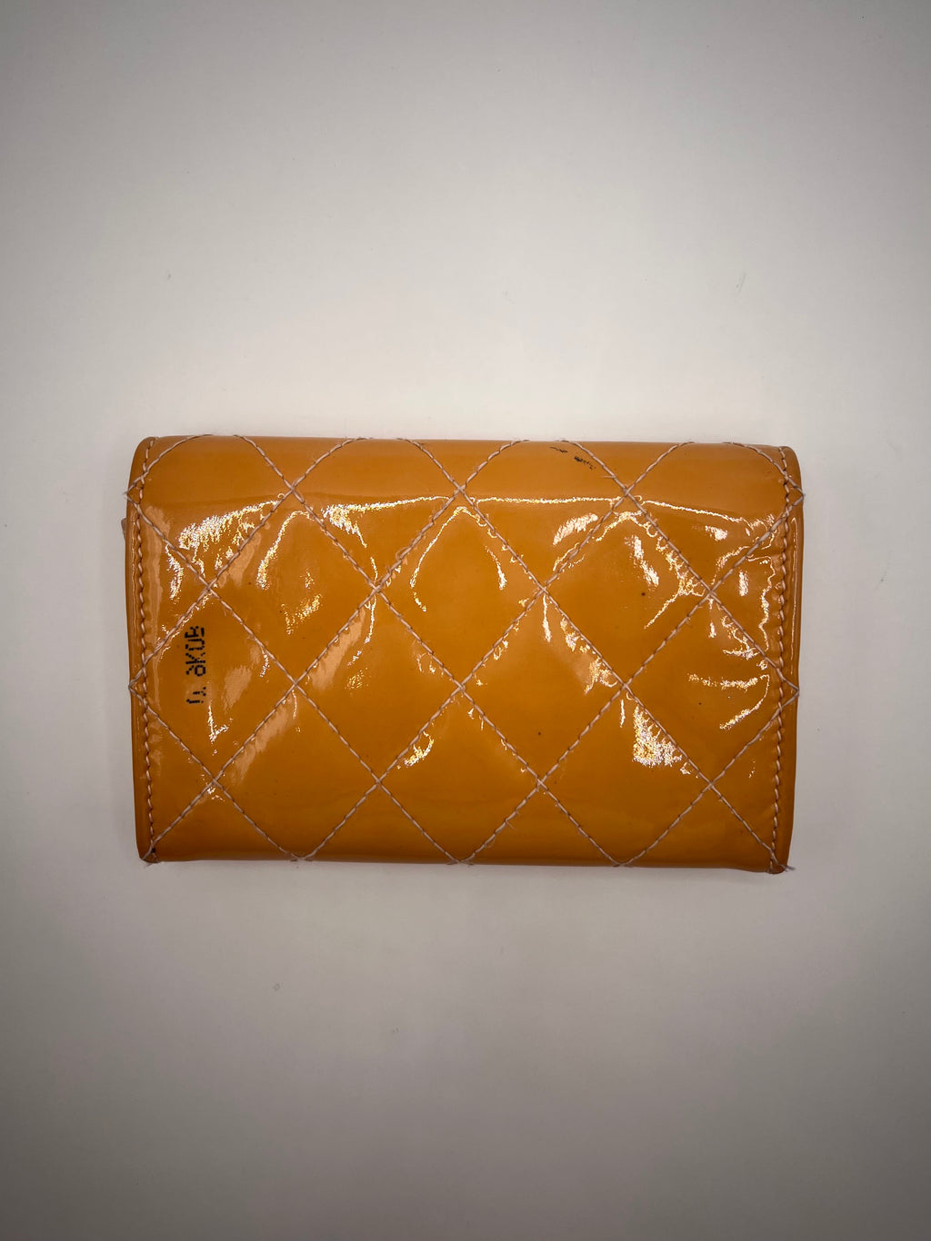 Chanel Matelassé Yellow Patent Leather Card Holder – 2010/2011 Collection