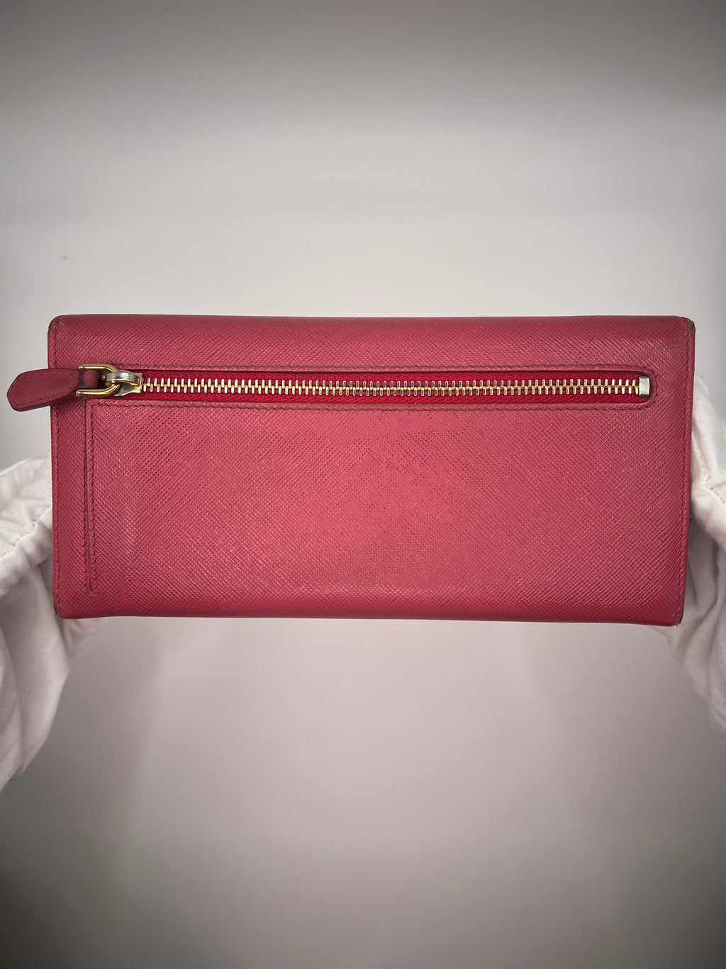 Prada Saffiano Leather Continental Wallet