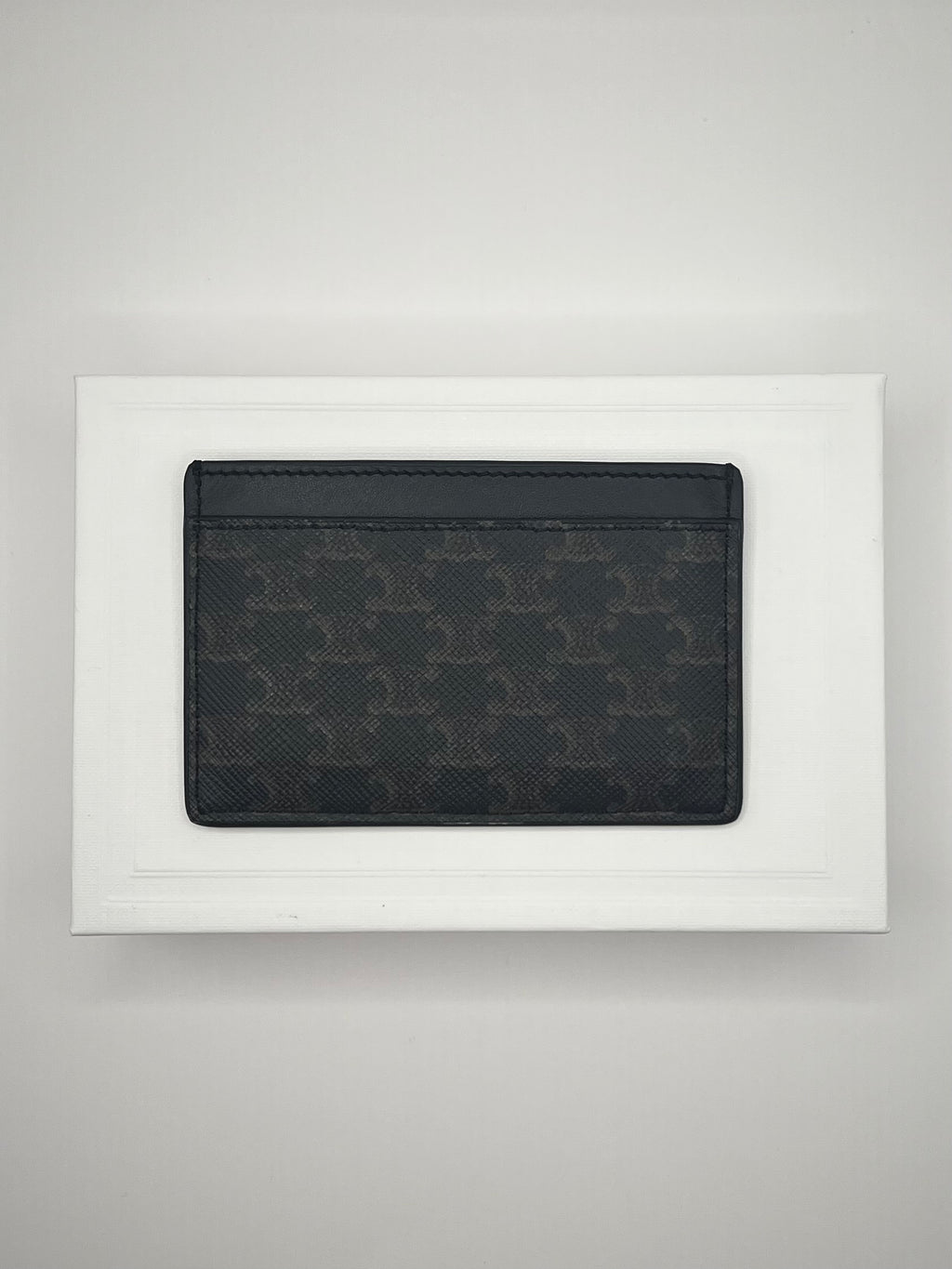 Celine Triomphe Canvas Card Holder
