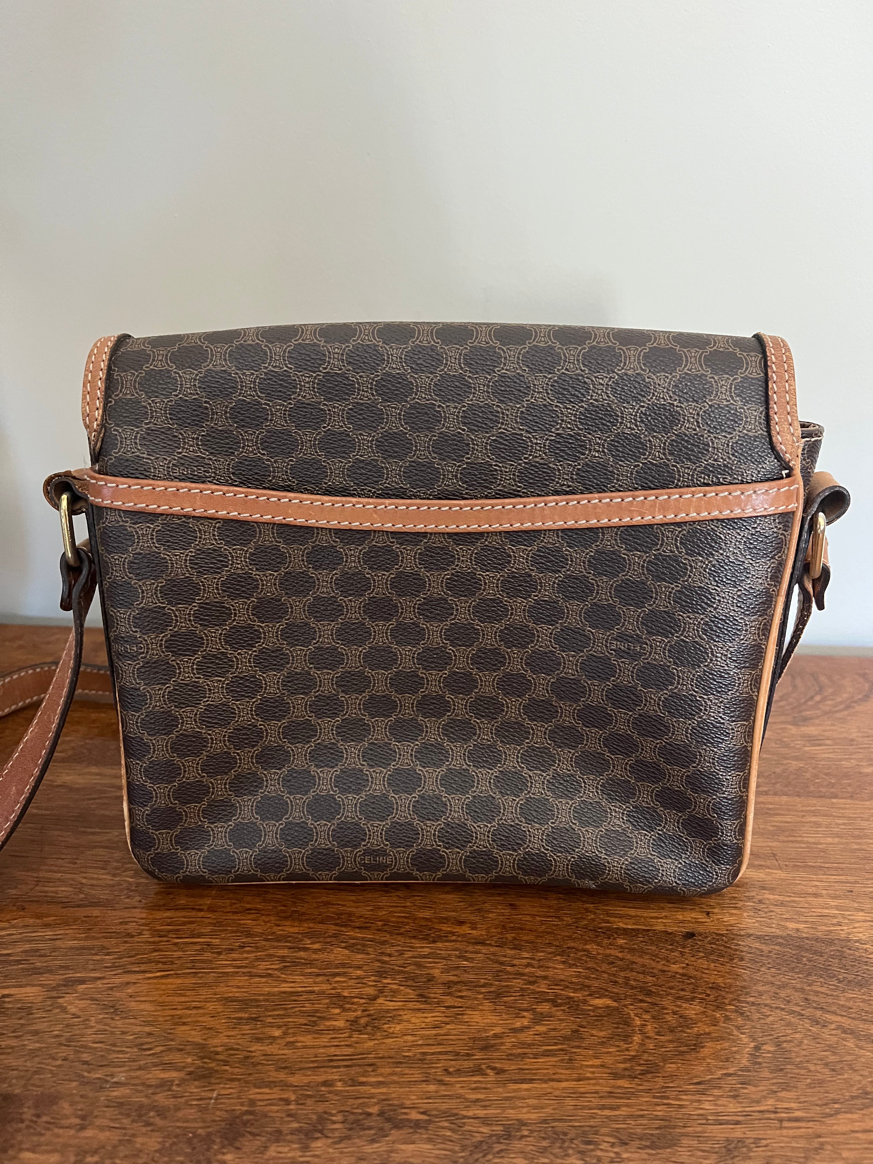 Vintage Céline Macadam Crossbody Bag”