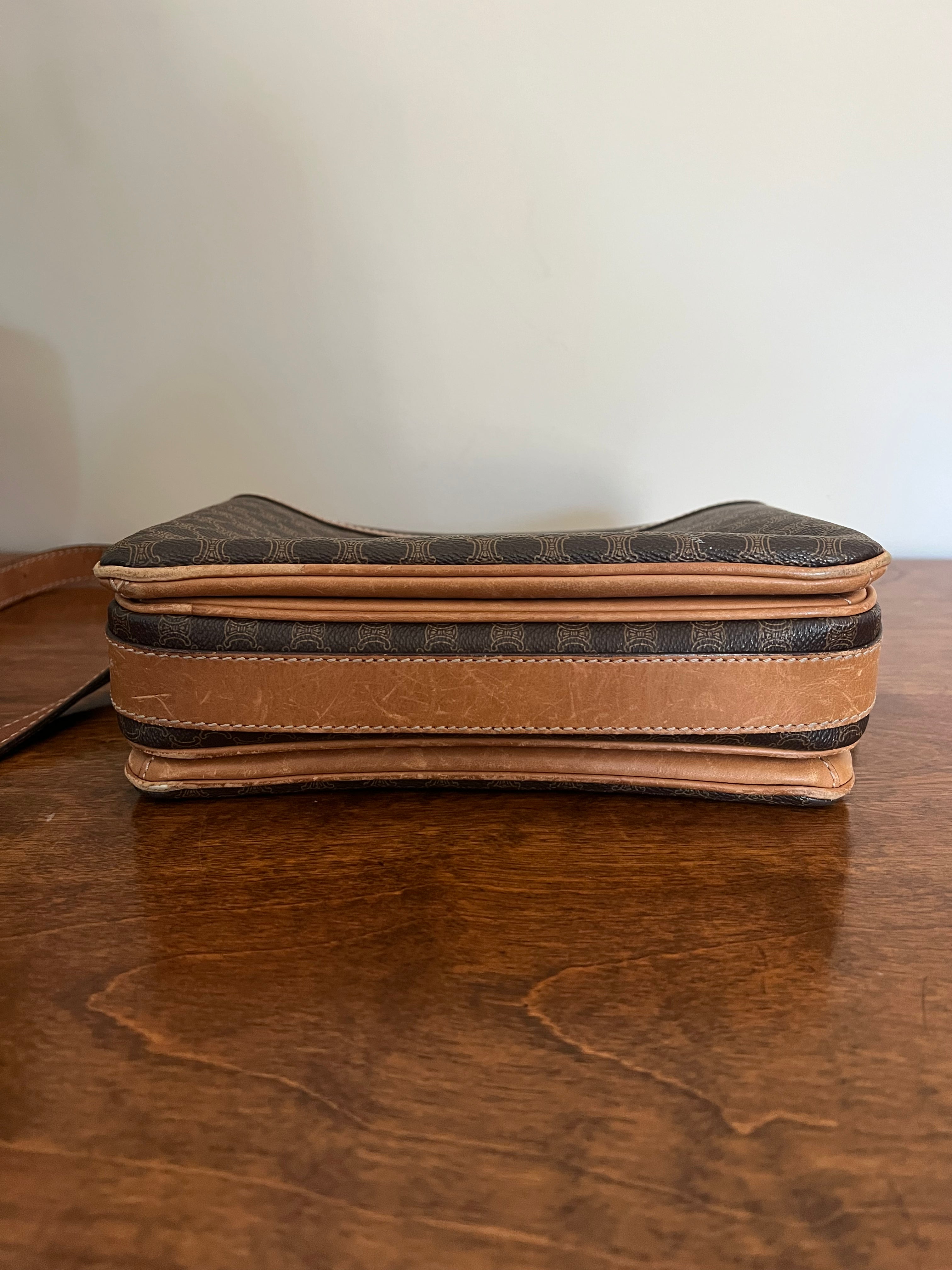 Vintage Céline Macadam Crossbody Bag”
