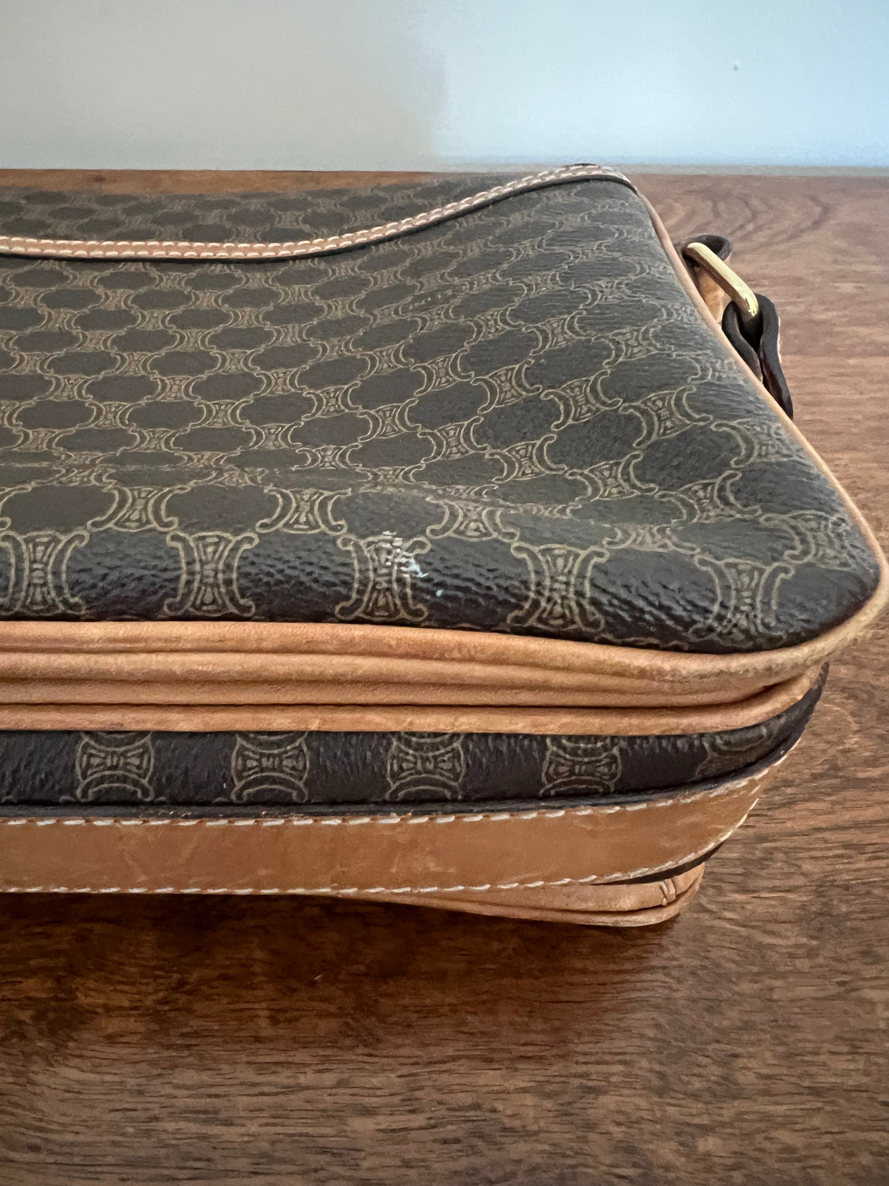 Vintage Céline Macadam Crossbody Bag”