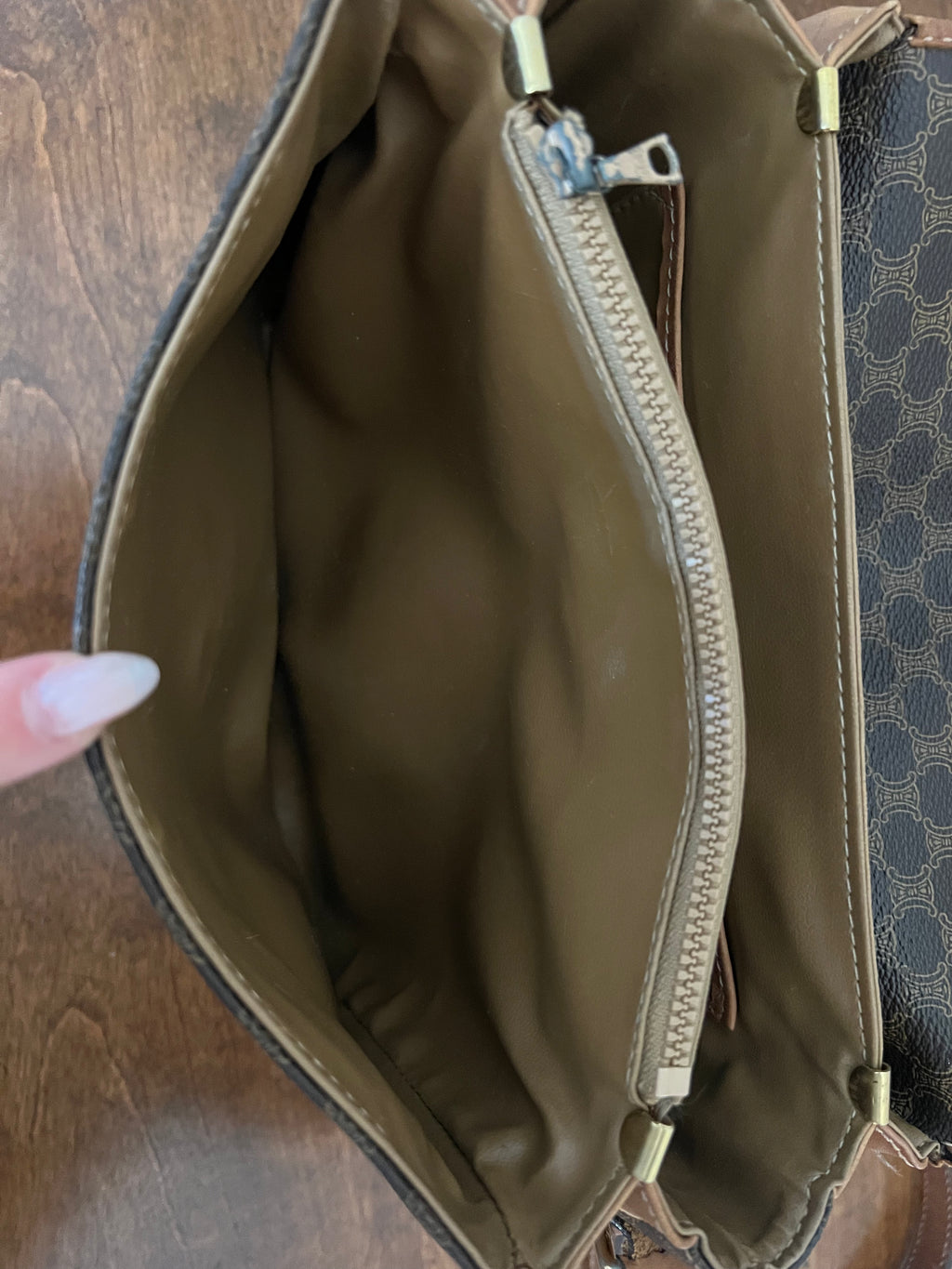 Vintage Céline Macadam Crossbody Bag”