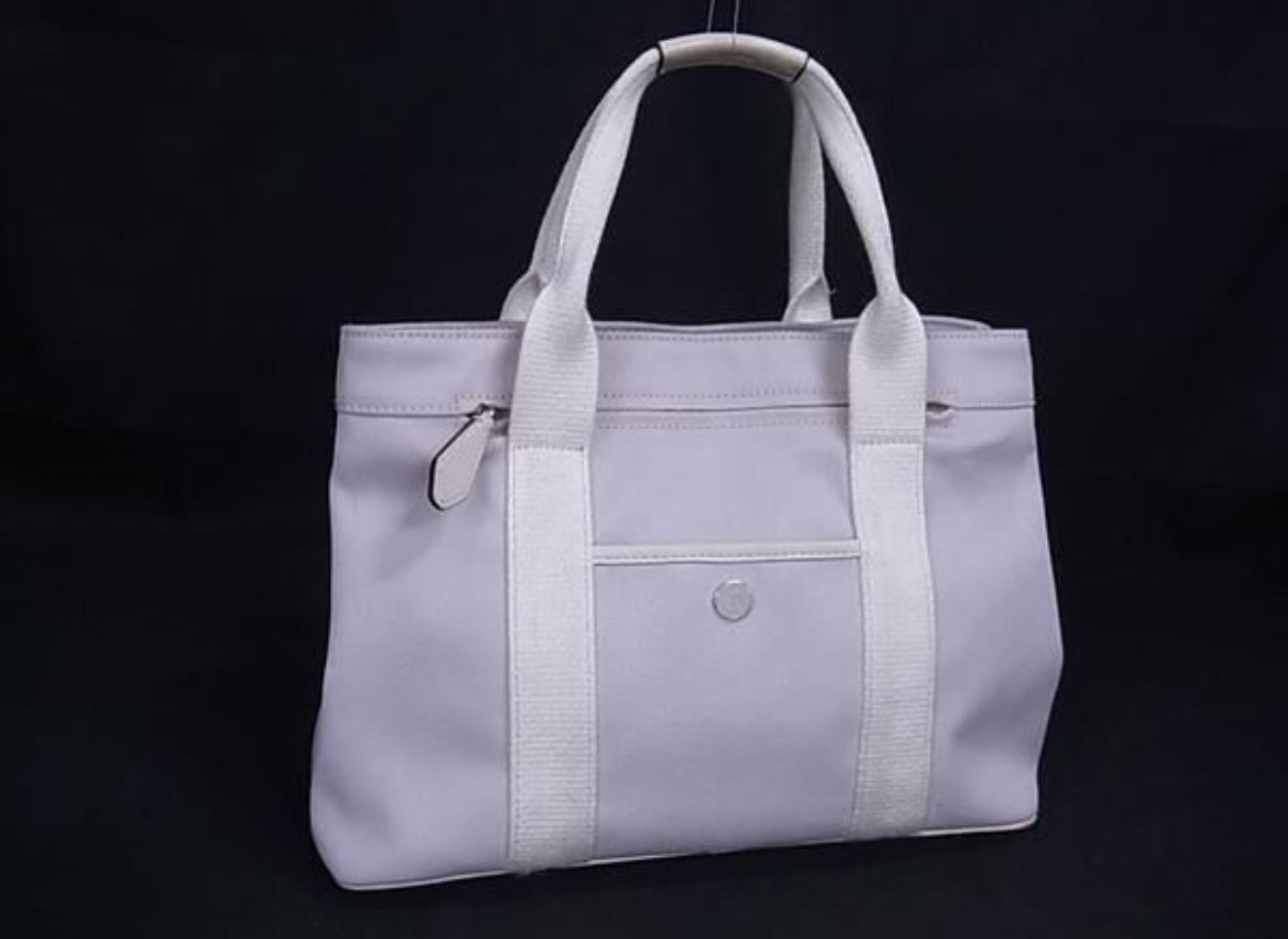 Loewe Light Grey Canvas Tote Bag