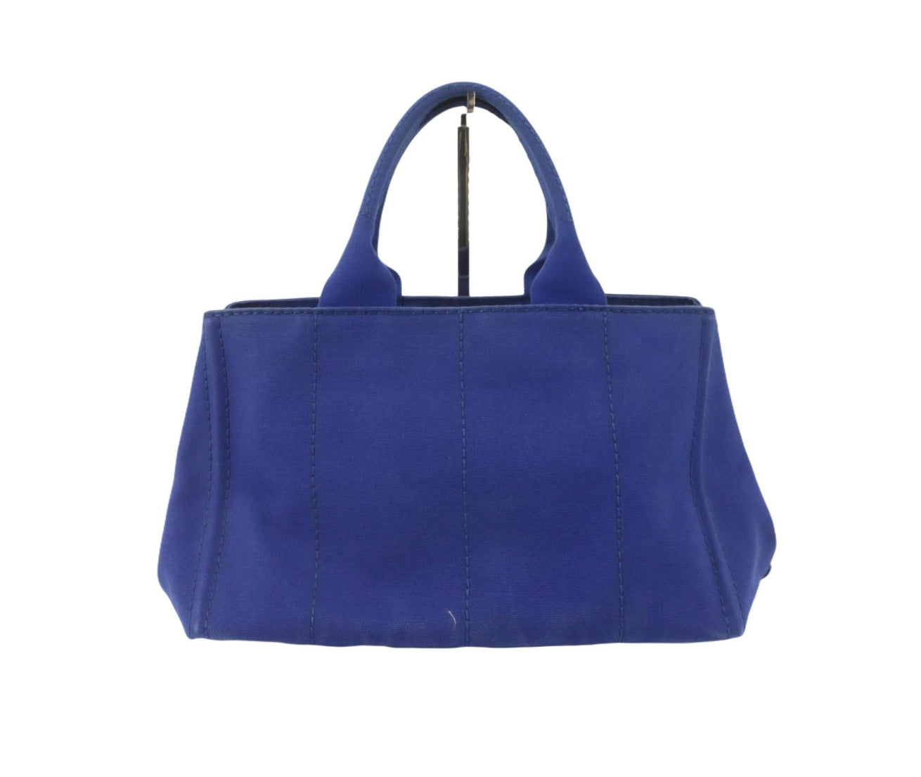 Prada Blue Canapa Tote