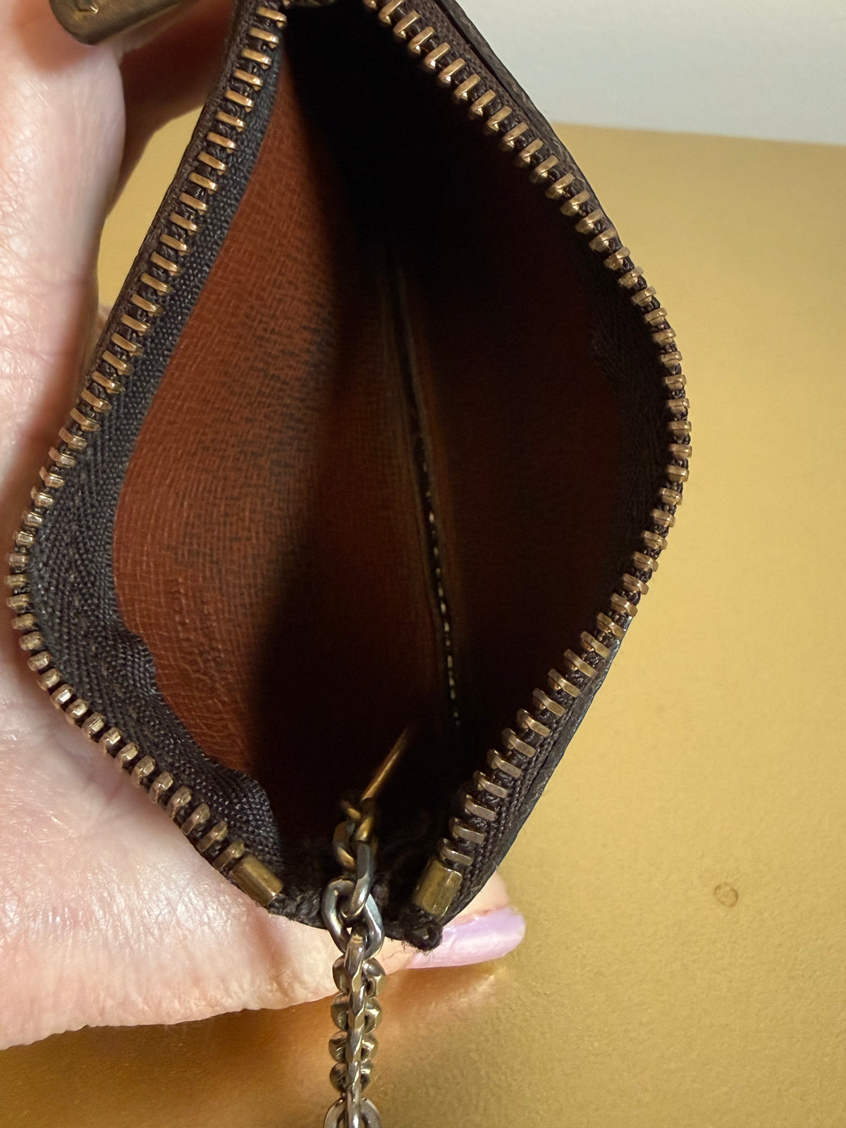 Vintage Louis Vuitton Monogram Pochette Clés, 1987