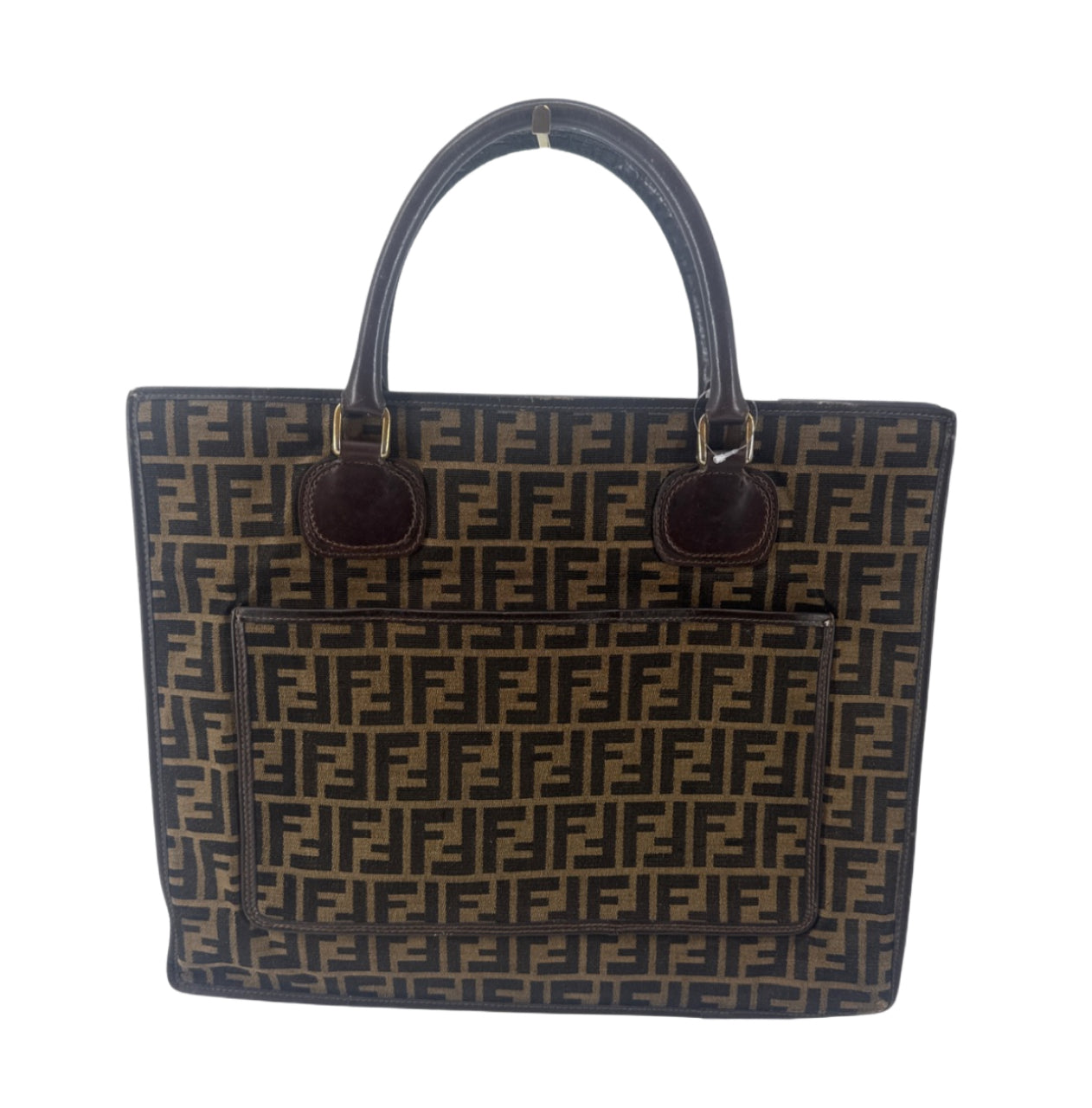 Fendi Zucca Canvas Tote – Brown FF Monogram