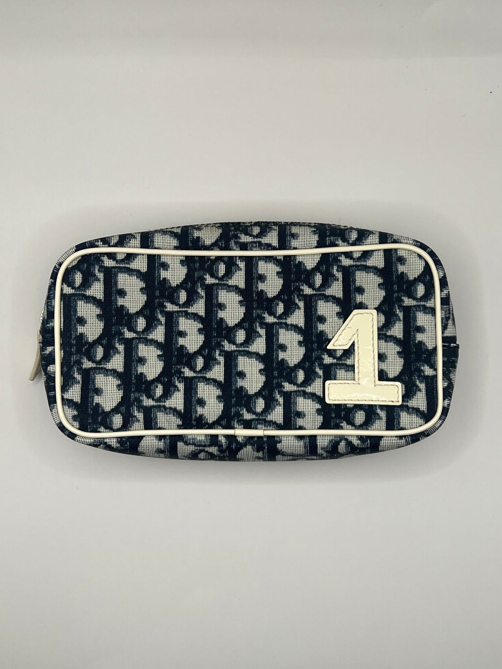 Christian Dior Oblique “1” Pouch Navy