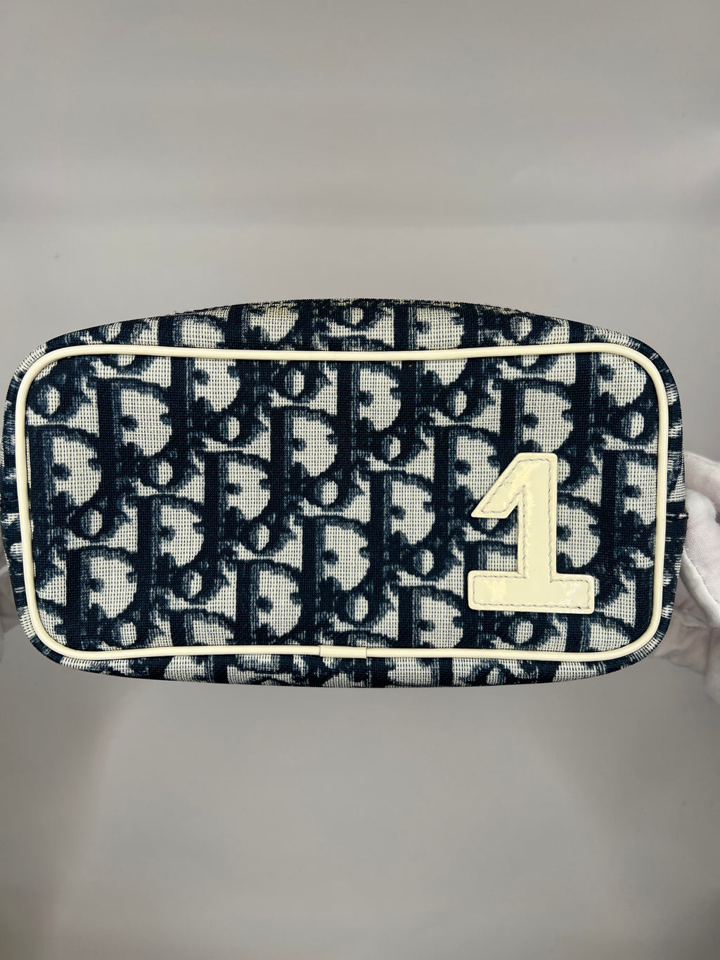 Christian Dior Oblique “1” Pouch Navy