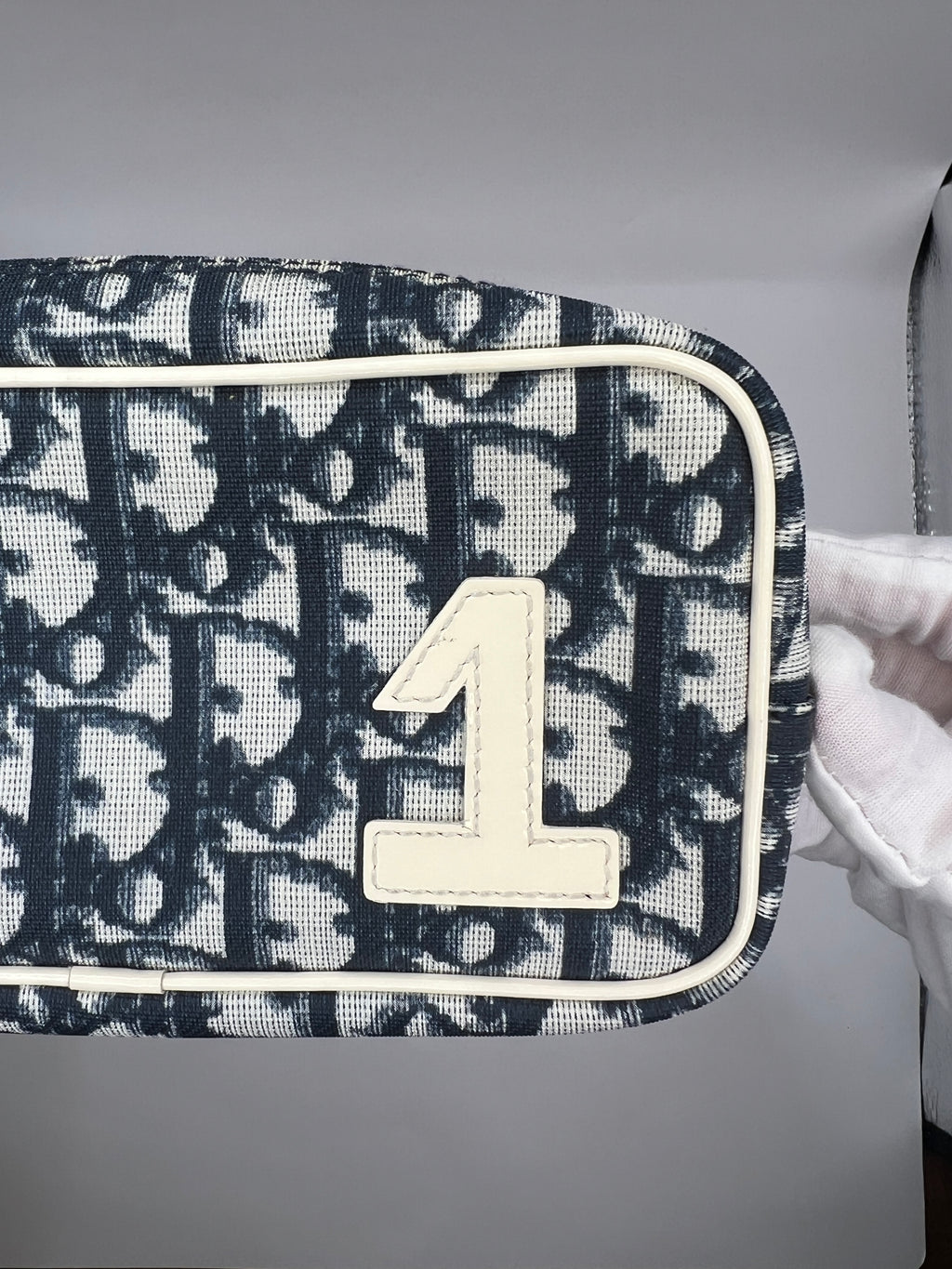 Christian Dior Oblique “1” Pouch Navy