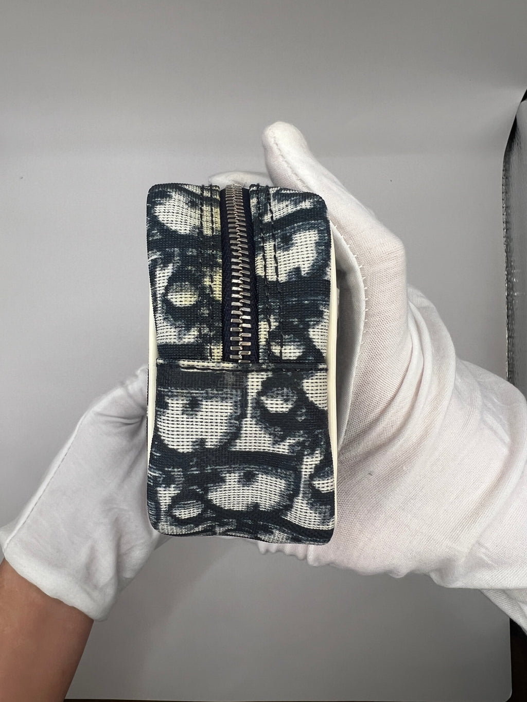 Christian Dior Oblique “1” Pouch Navy